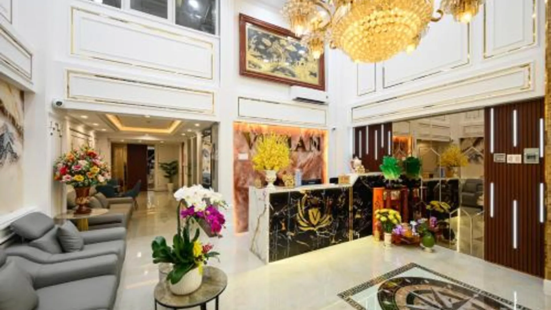 호치민 비비안 호텔 3성급 호텔 로비