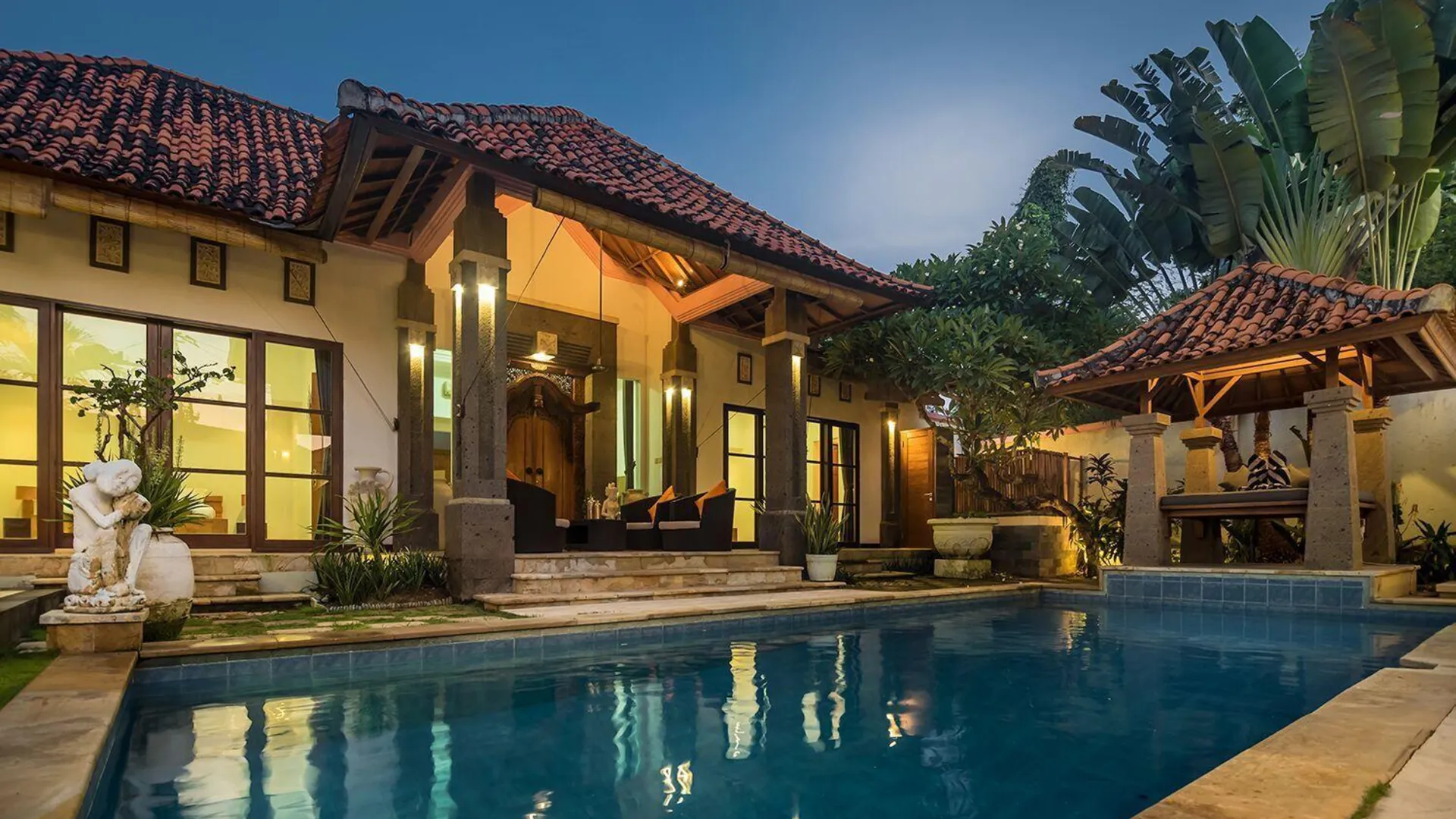 발리 누사 두아의 빌라 (500m², 침실 7개, 프라이빗 욕실 7개) 4성급 싱글룸 로비