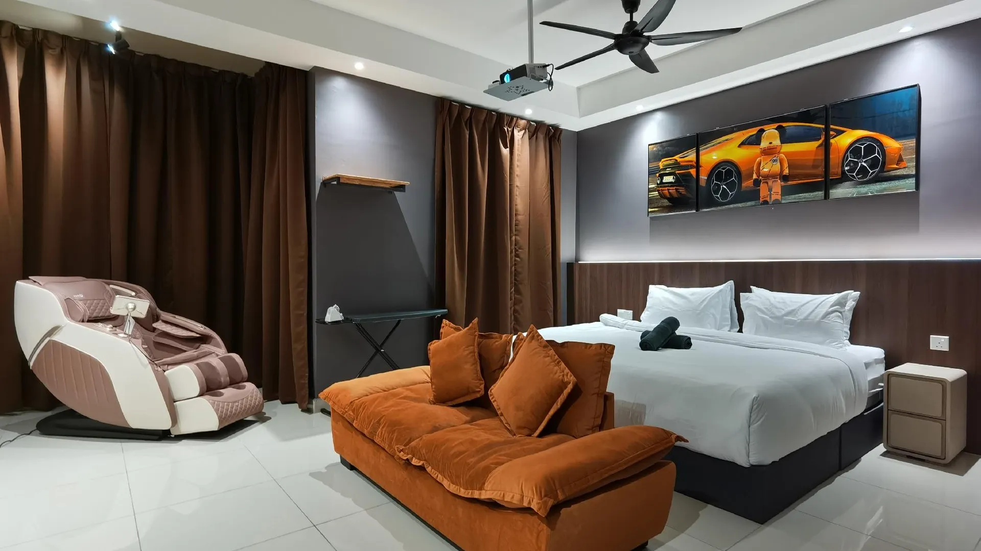 말라카 Luxury Couple Suites l Free Netflix l Massage Chair l Bathtub l WIFI 200mbps l Bali Residence 3성급 게스트하우스 스위트룸