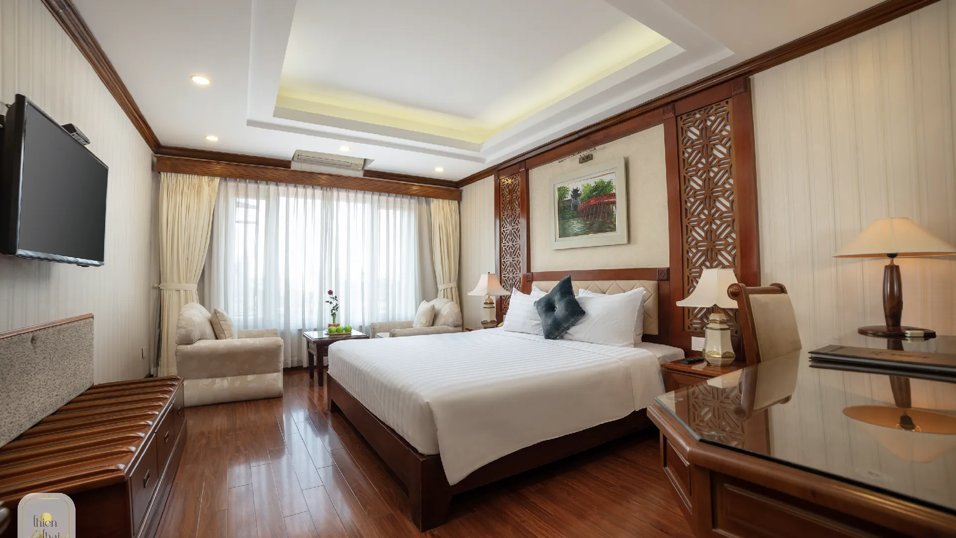 하노이 티엔 타이 호텔 앤 스파 4성급 호텔 스위트룸