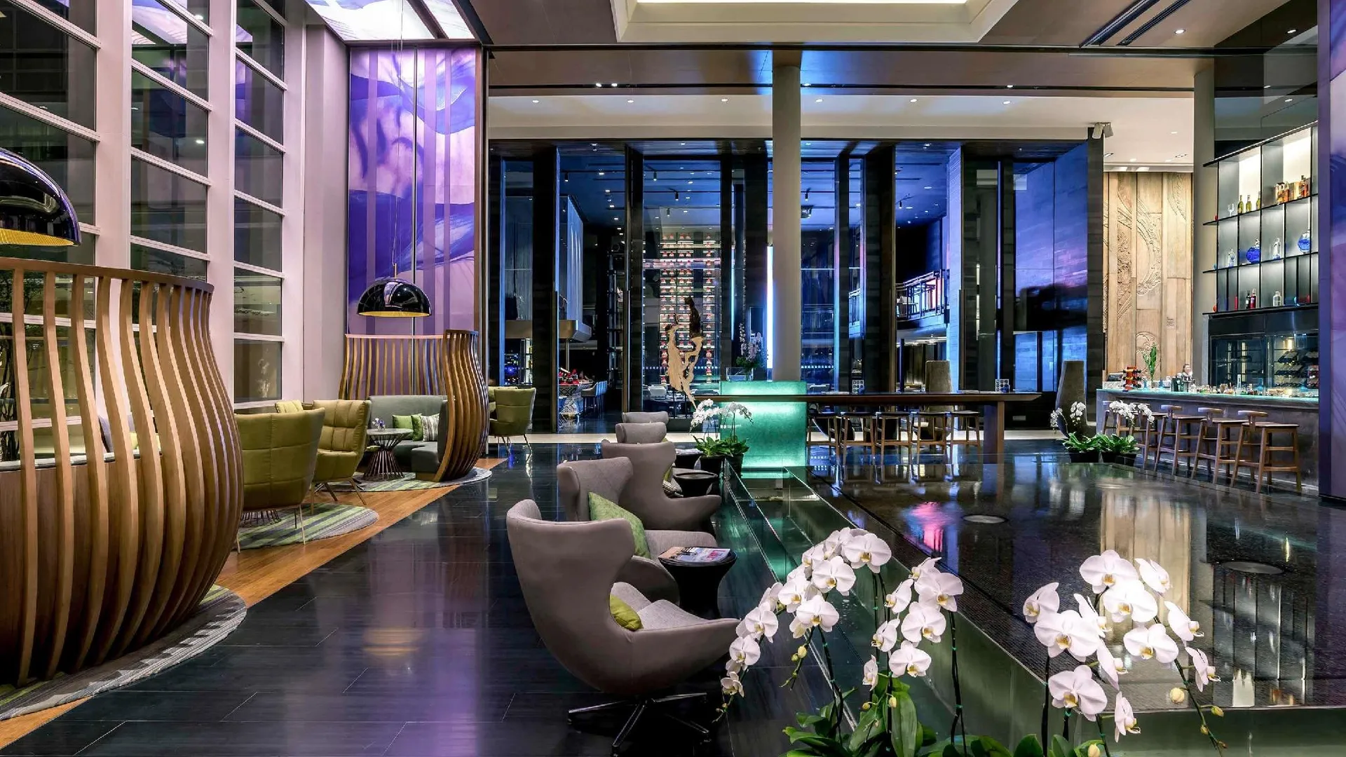 방콕 풀먼 방콕 킹 파워 호텔 5성급 호텔 로비