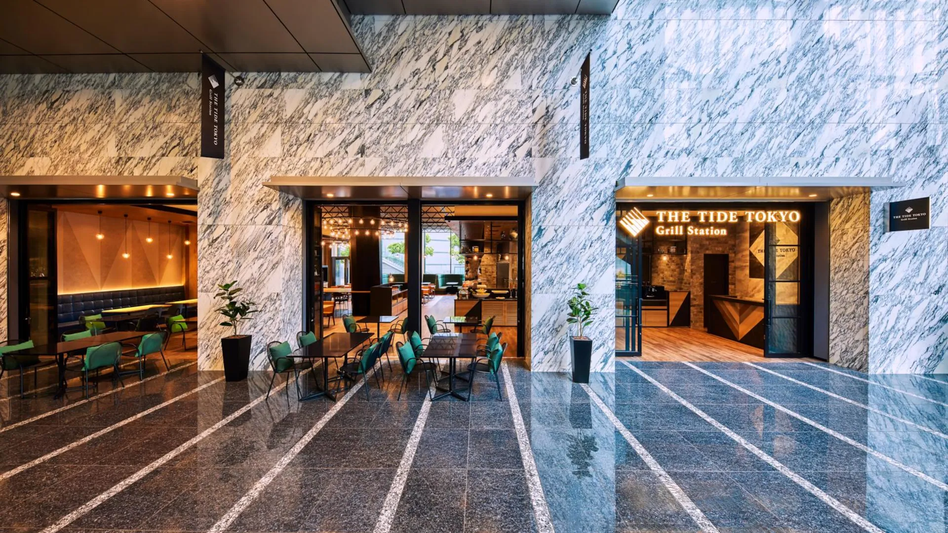 도쿄 / 동경 호텔 빌라 폰테누 그랜드 도쿄-시오도메 4성급 호텔 레스토랑