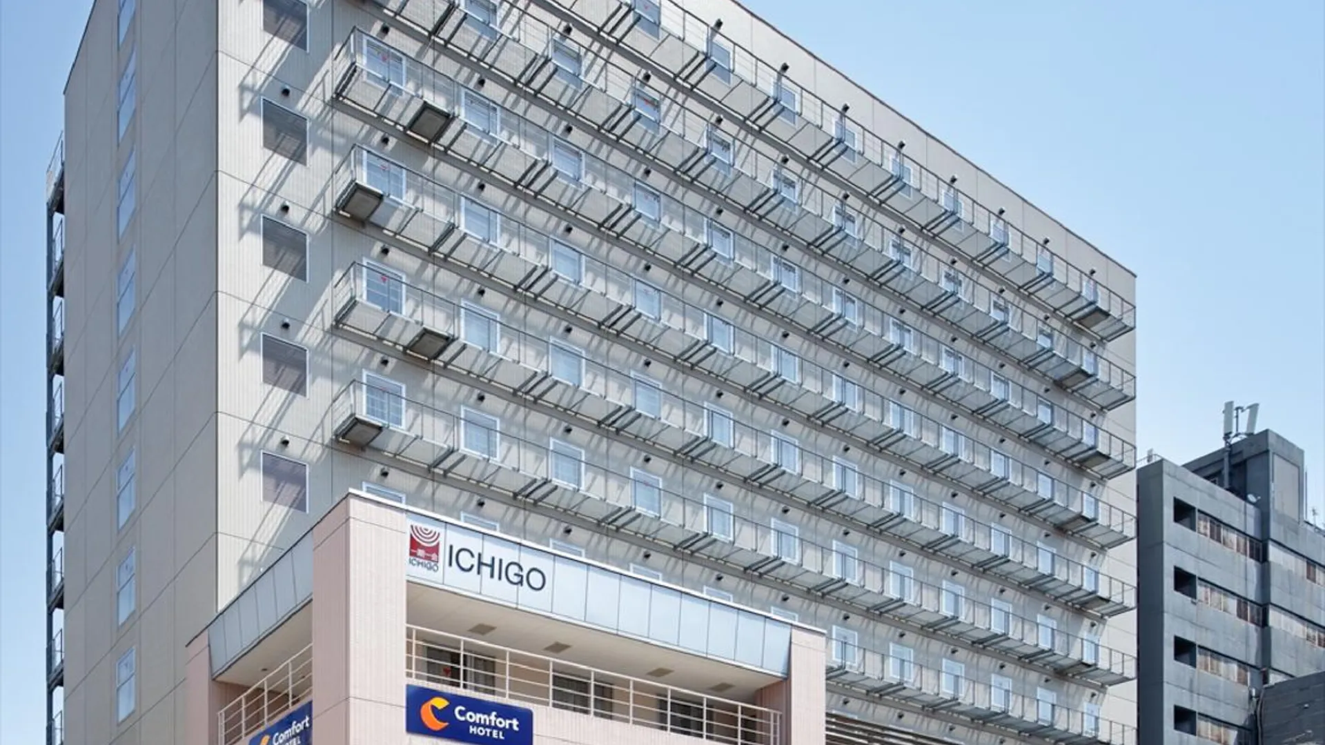 오사카 컴포트 호텔 오사카 신사이바시 3성급 호텔 외관