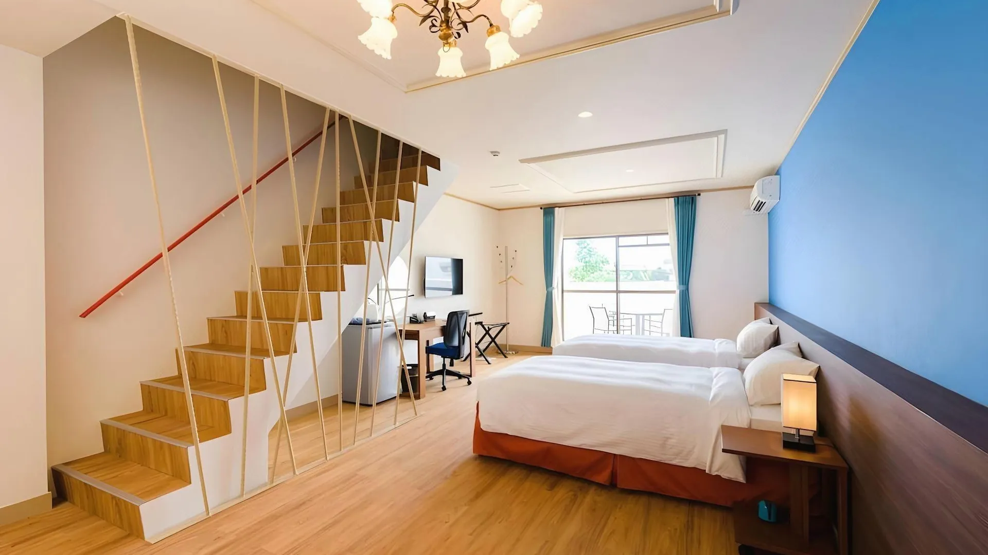 오키나와 본섬 라이컴 패밀리 리조트 호텔 구 히야군 라나이 리조트 오키나와 2성급 호텔 스위트룸