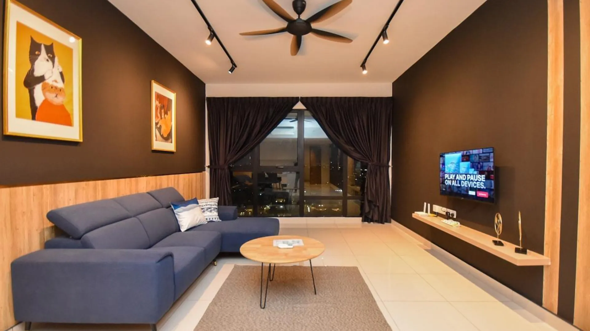 조호바루 / 조호르바루 수투랑바루의 아파트먼트 (100m², 침실 3개, 프라이빗 욕실 2개) 4성급 싱글룸 스위트룸