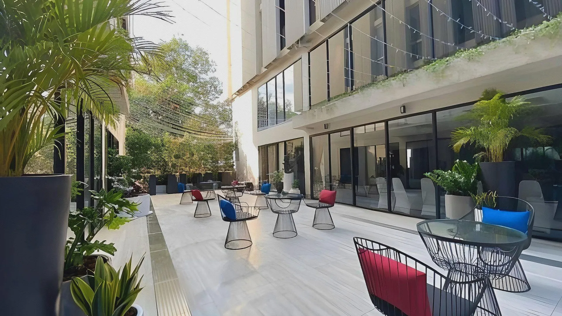 방콕 블루 히포 호텔 4성급 호텔 레스토랑