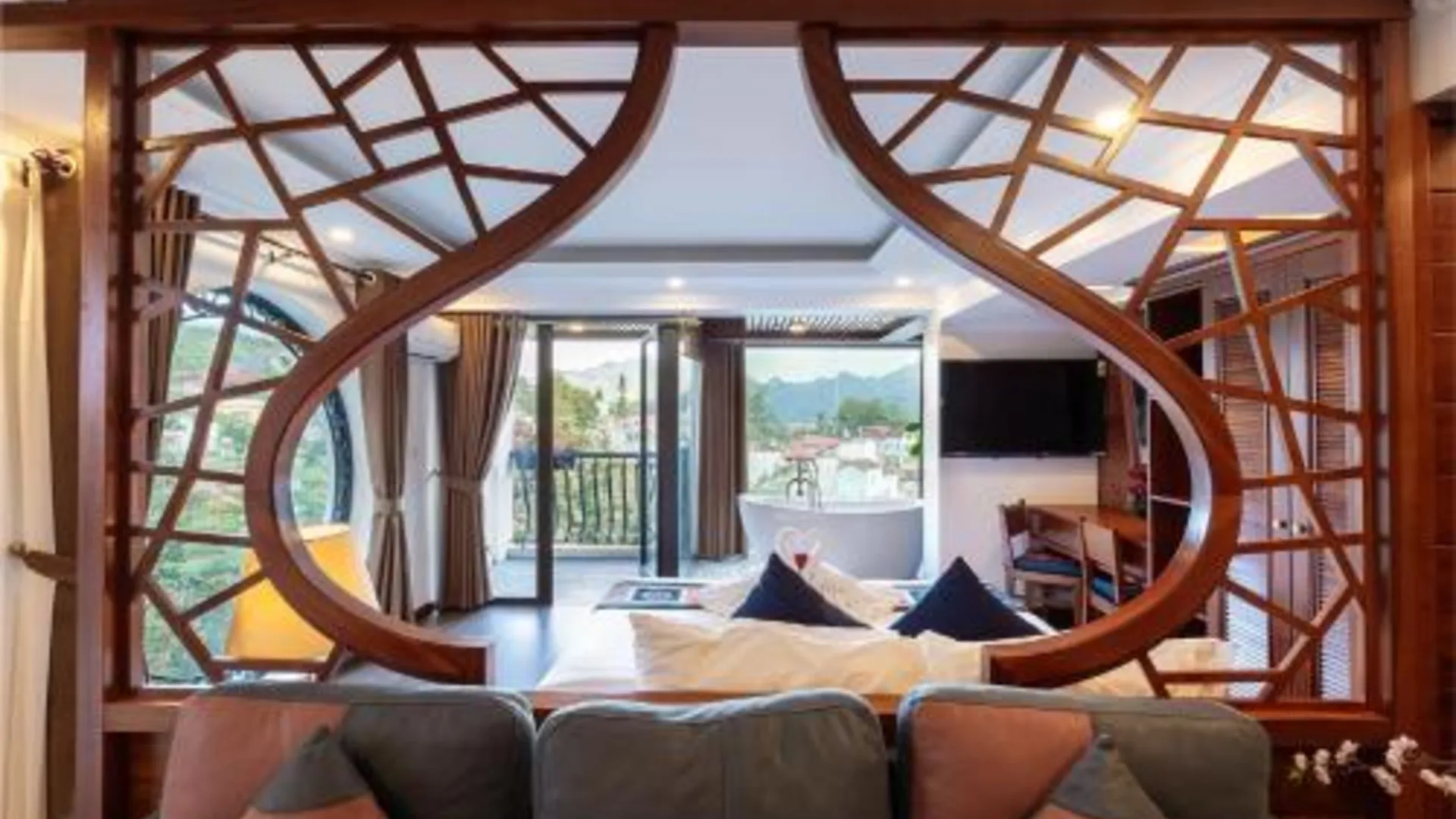 사파 그린 빌라 사파 3성급 호텔 외관