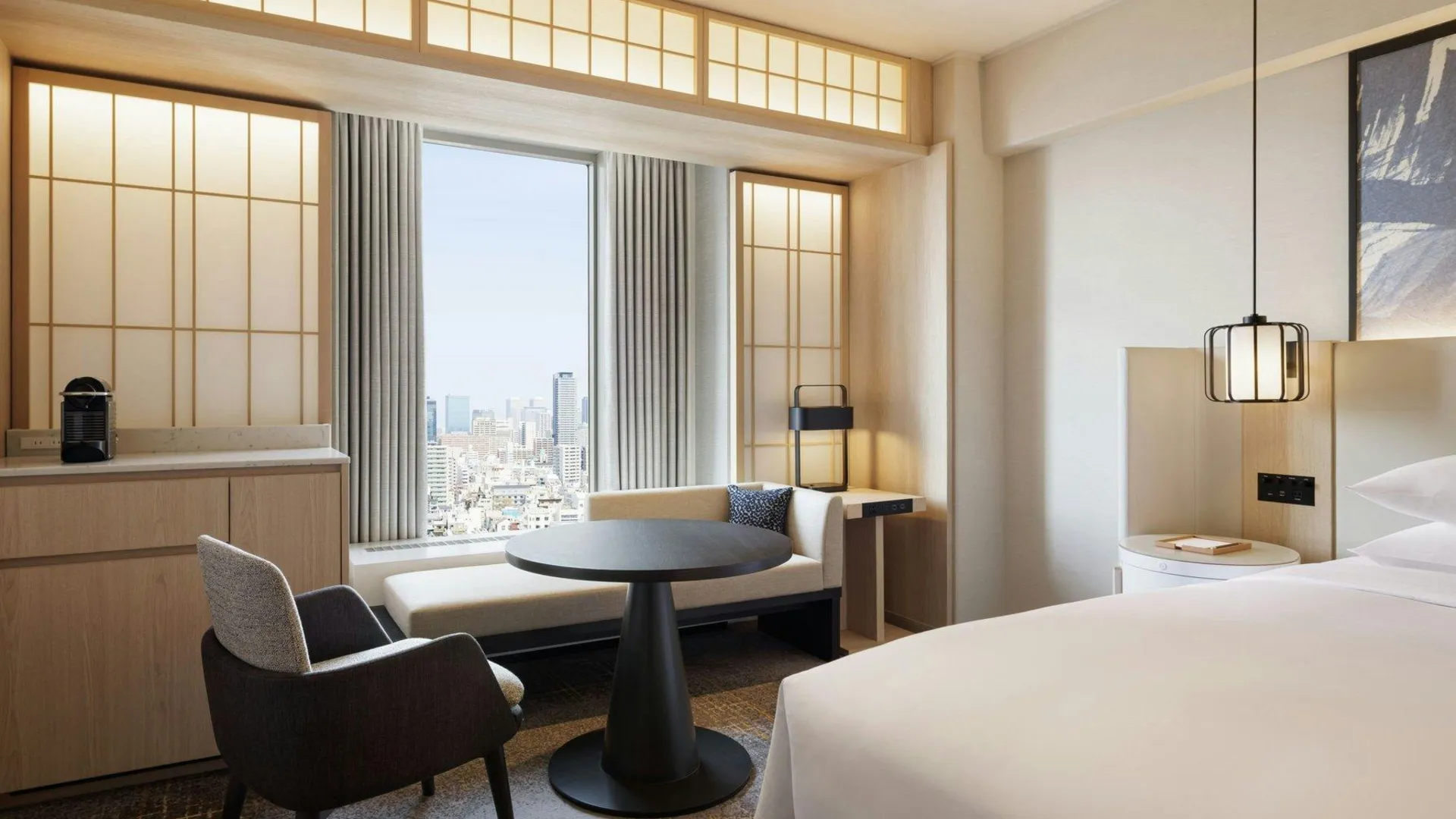 오사카 쉐라톤 미야코 호텔 오사카 4성급 호텔 전망