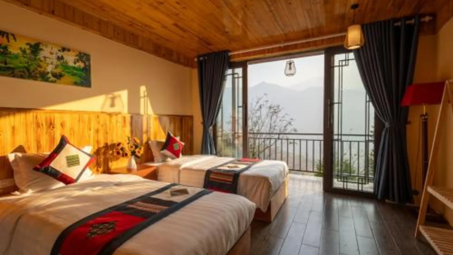 사파 무옹 호아 힐사이드 홈스테이 4성급 게스트하우스 객실