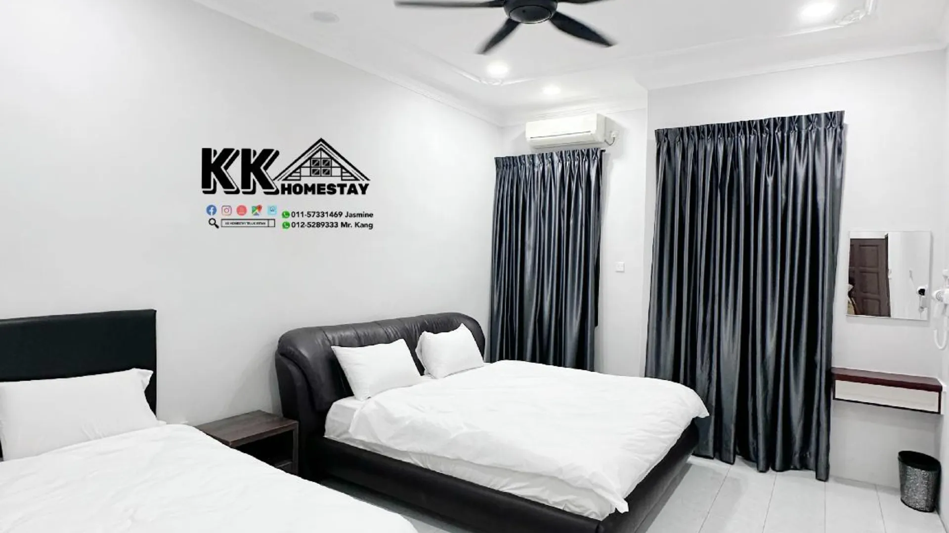 틀룩인탄 테룩 인탄의 프라이빗 하우스 (m², 침실 4개, 프라이빗 욕실 3개) 2성급 싱글룸 스위트룸