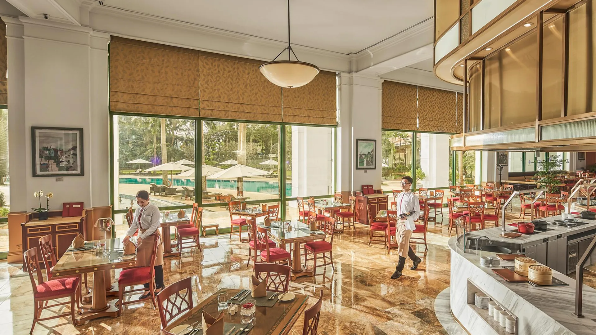 하노이 하노이 대우 호텔 5성급 호텔 레스토랑