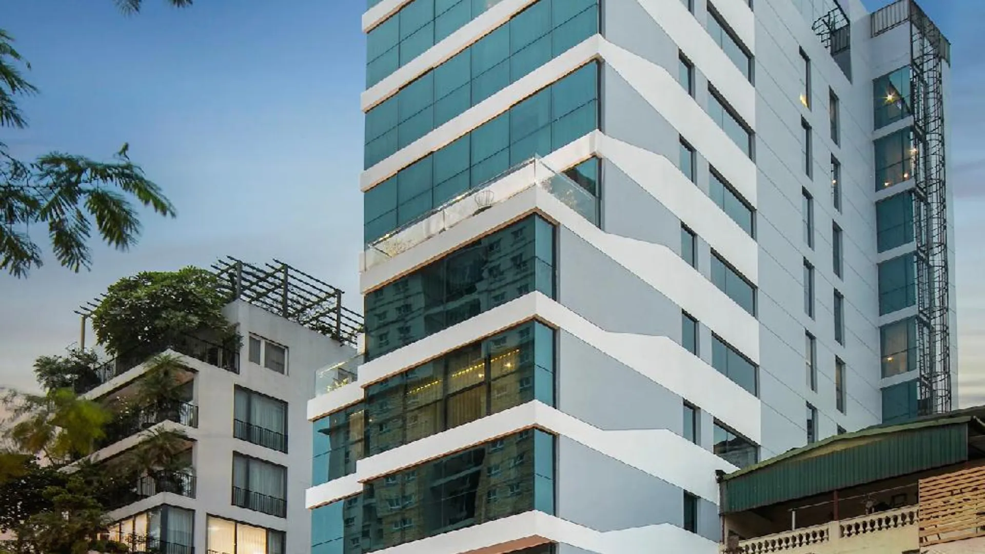 하노이 파크사이드 선라인 호텔 3성급 호텔 외관