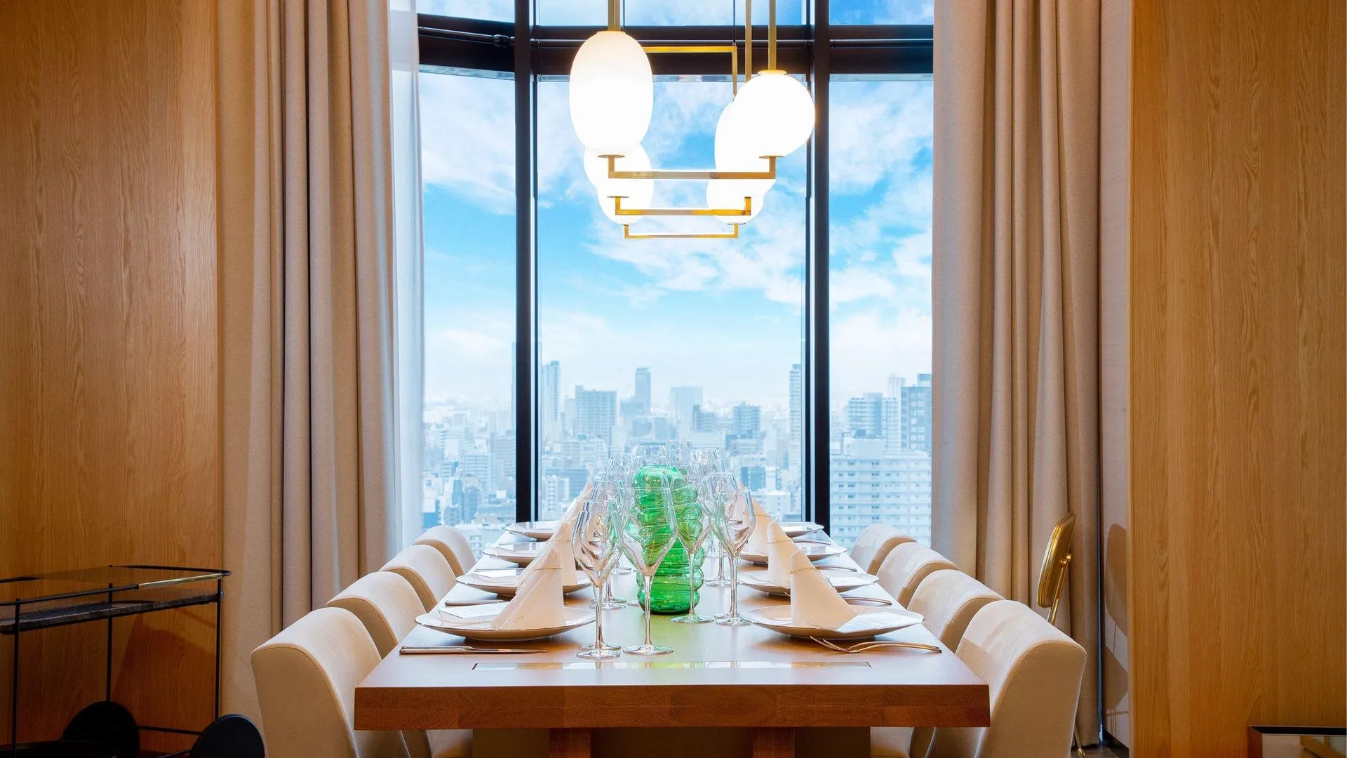 오사카 W 오사카 5성급 호텔 레스토랑