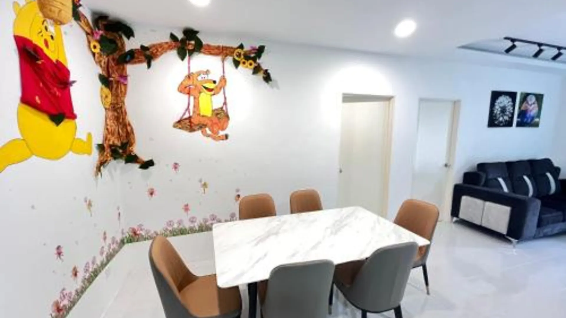 카메론 하일랜즈 FuYoke Emerald Avenue @ Brinchang 4성급 게스트하우스 레스토랑