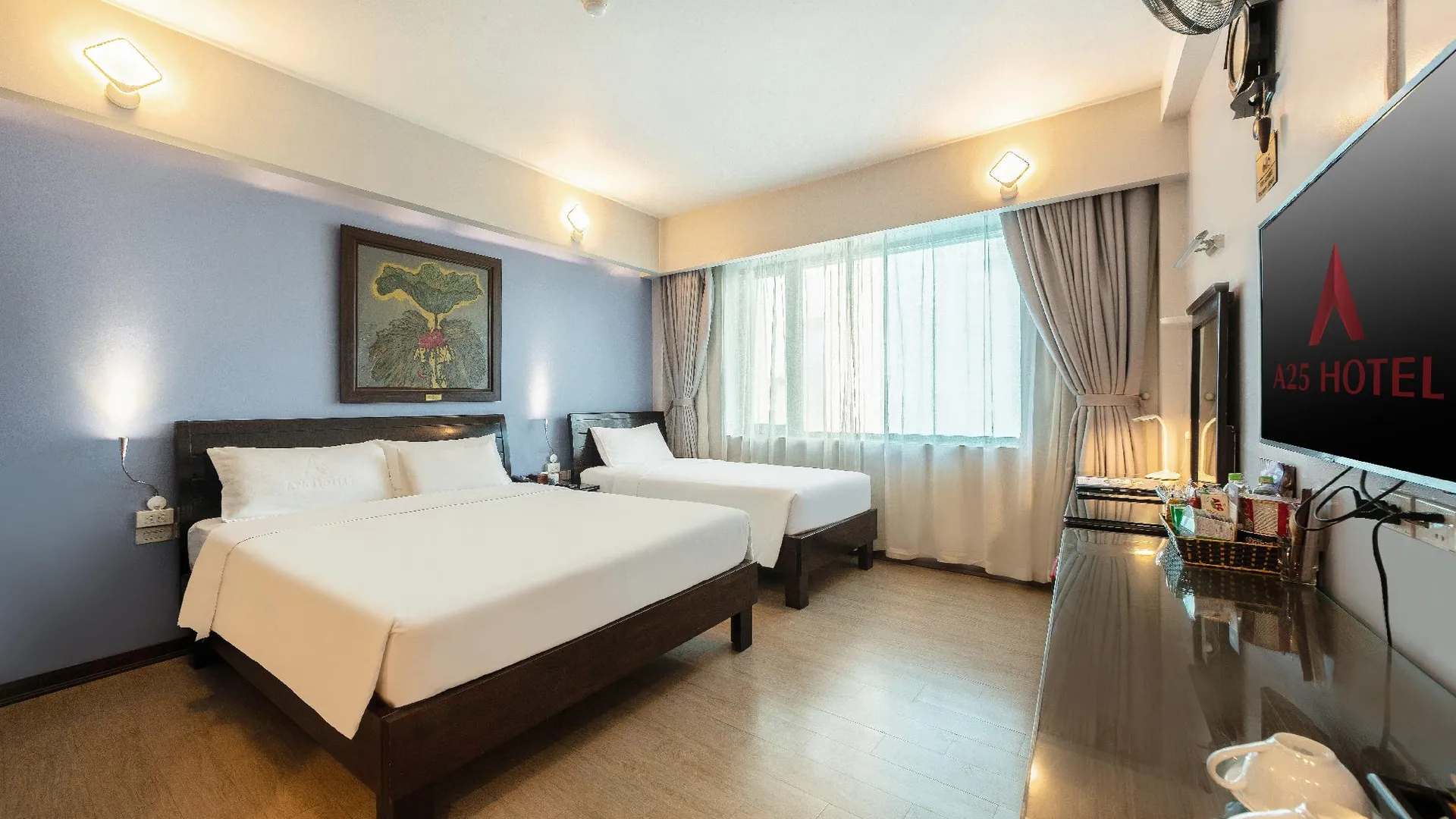 하노이 A25 호텔 - 88 응우옌 쿠옌 2성급 호텔 레스토랑