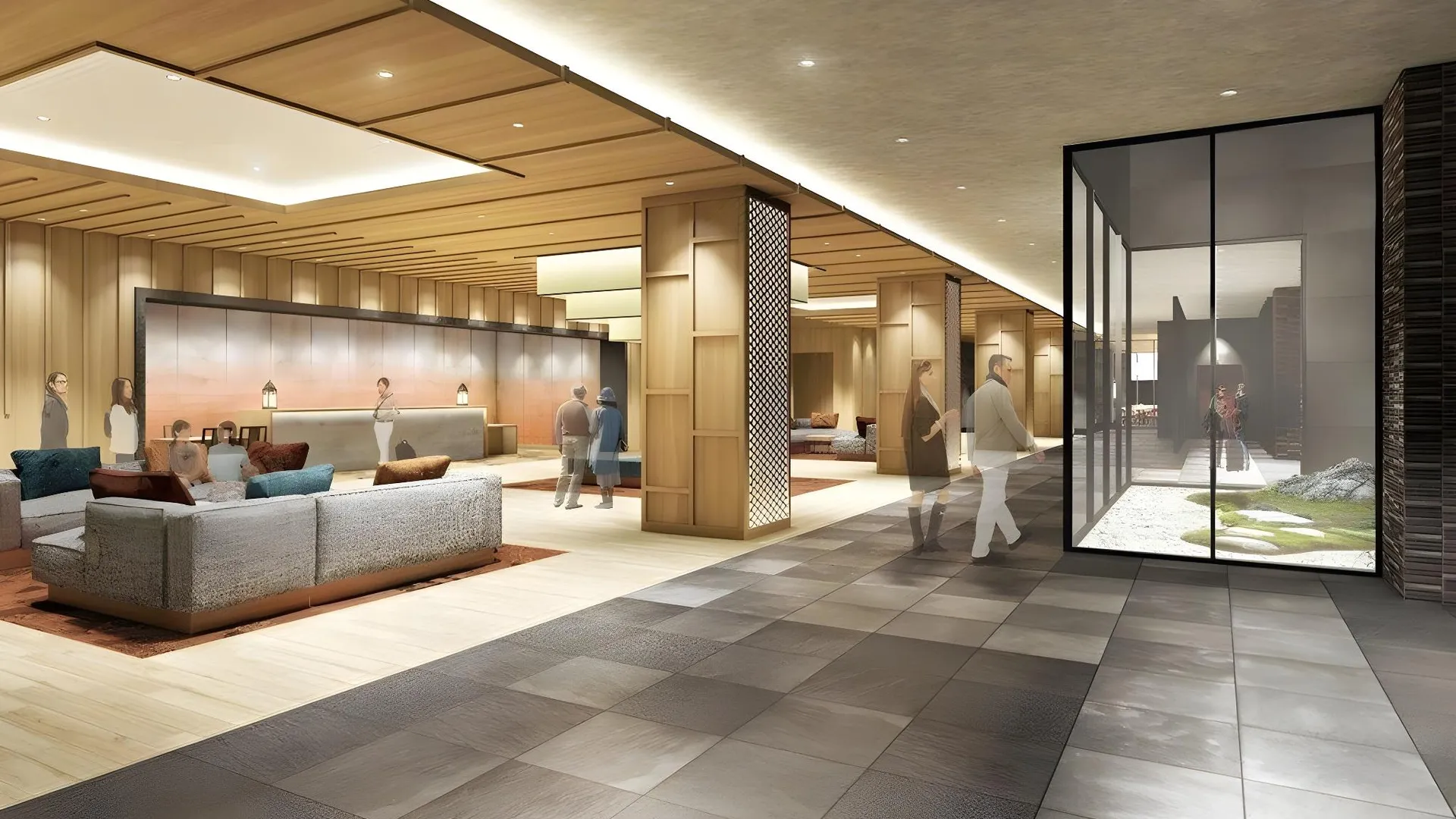 교토 호텔 에미온 교토 3성급 호텔 로비