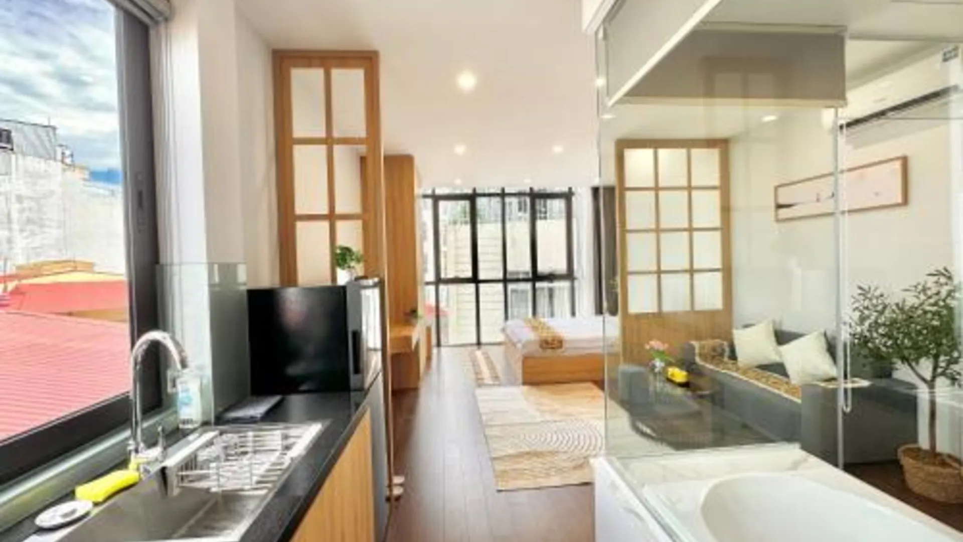 하노이 코지 홈 - 배스타브 - 컴피 바이 더 리틀 홈 4성급 게스트하우스 스위트룸