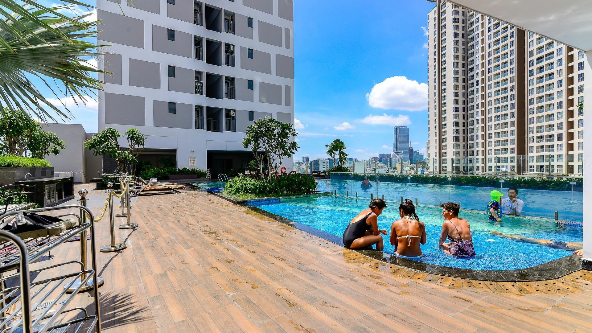 호치민 1군의 스튜디오 아파트먼트 (42m², 프라이빗 욕실 1개) 5성급 싱글룸 객실