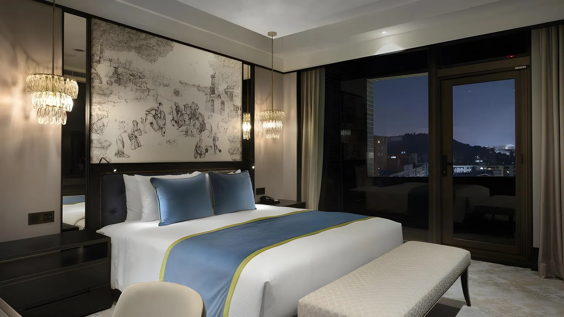 타이베이 저스트 팰리스 4성급 호텔 스위트룸