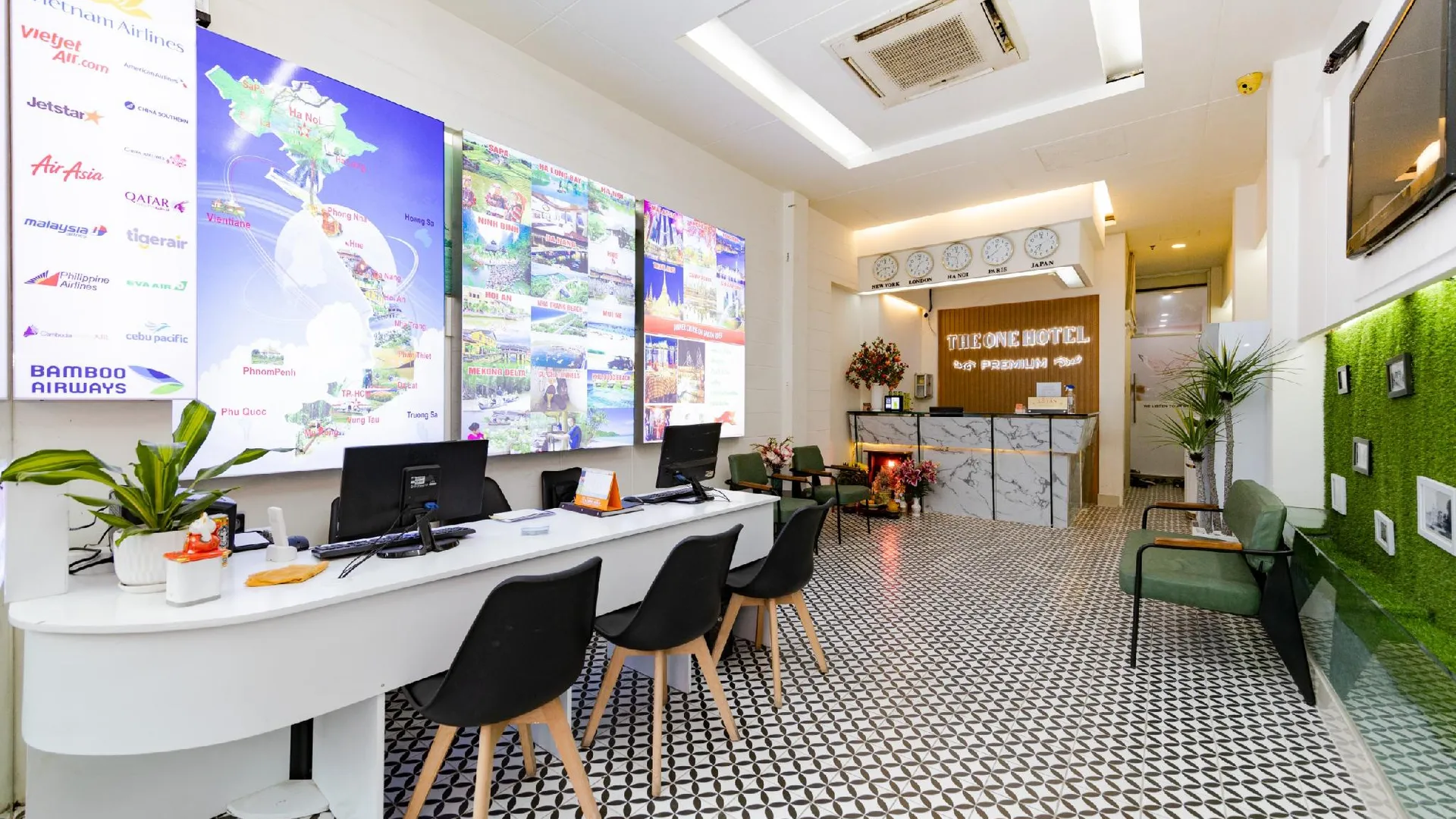 호치민 더 원 프리미엄 호텔 3성급 호텔 외관