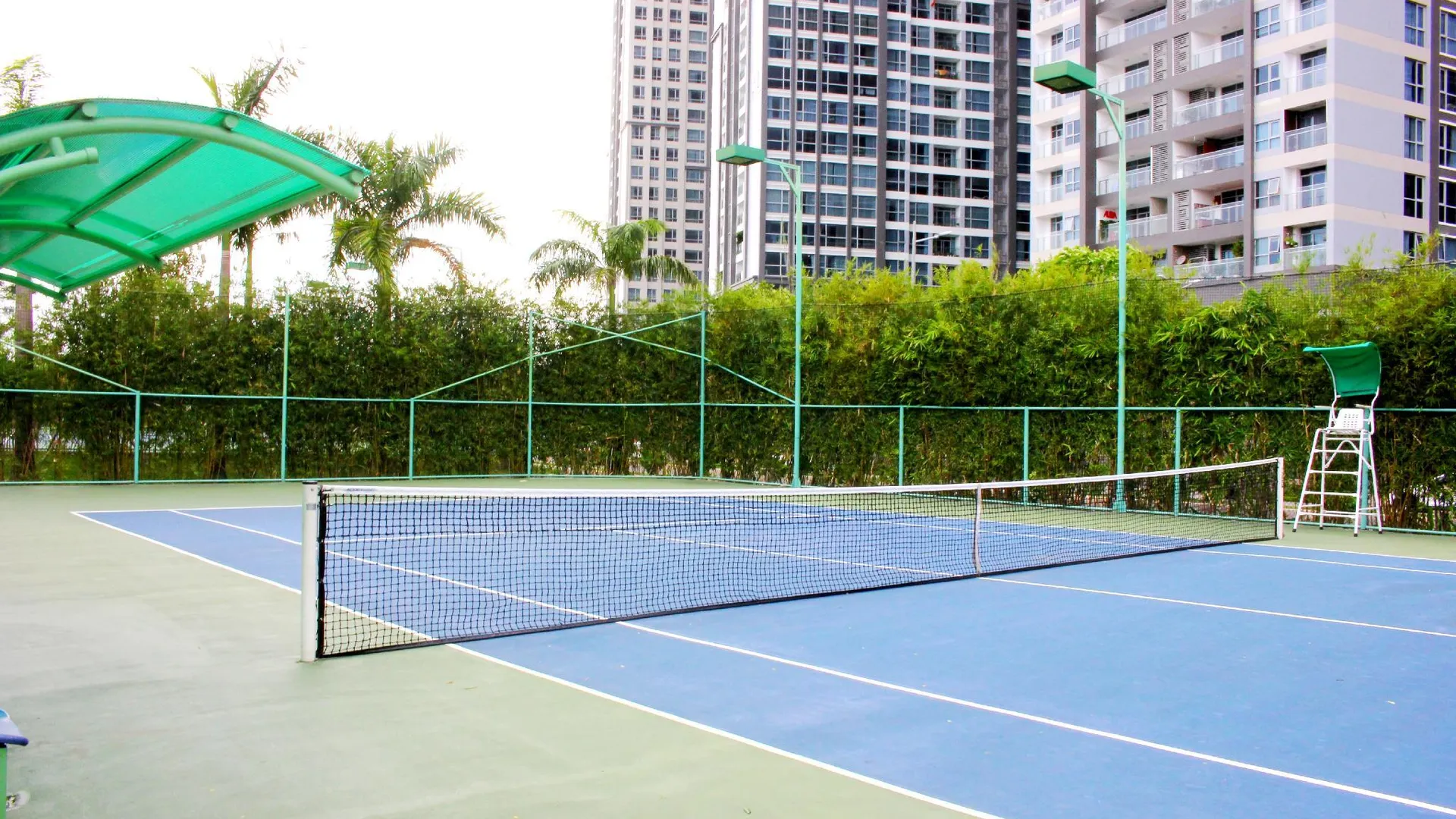 호치민 빈탄의 아파트먼트 (79m², 침실 2개, 프라이빗 욕실 2개) 4성급 싱글룸 부대시설