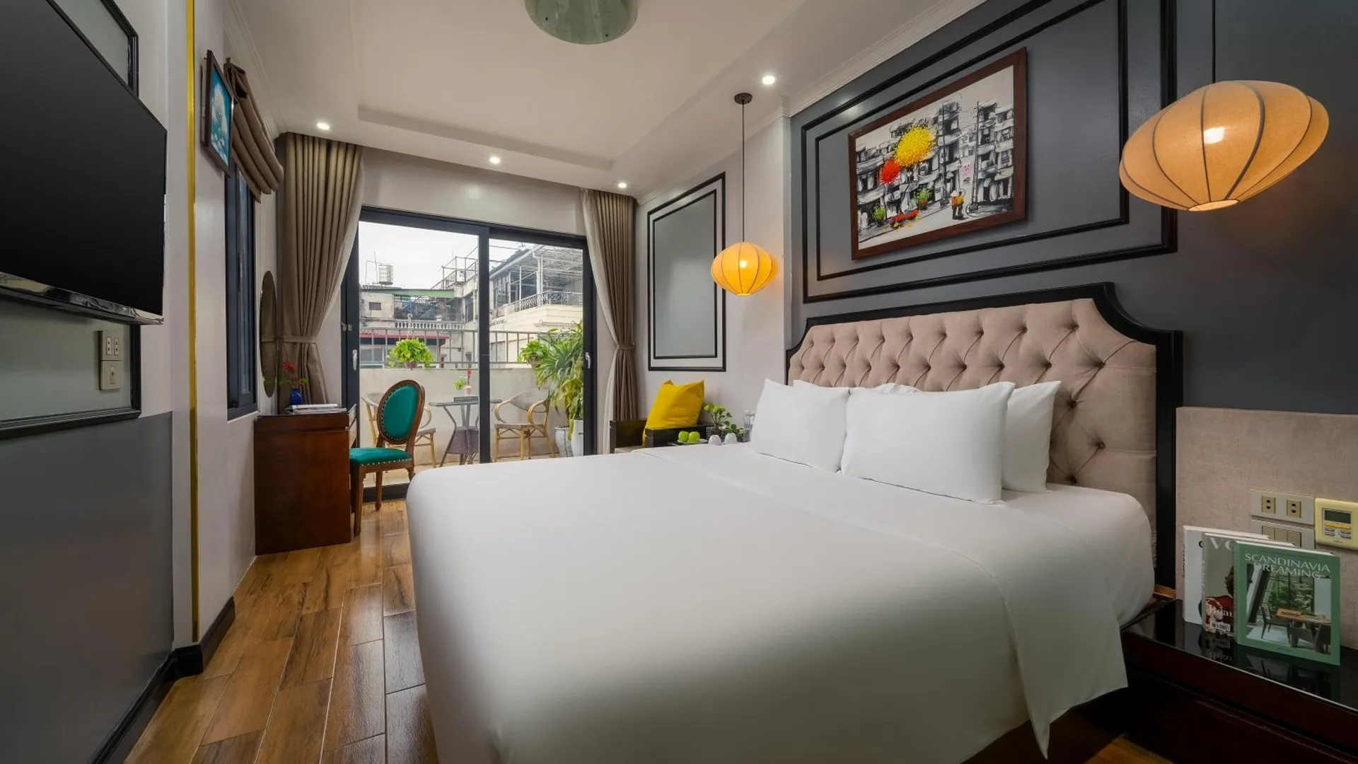 하노이 벨라 프리미어 호텔 앤 루프탑 스카이바 3성급 호텔 스위트룸