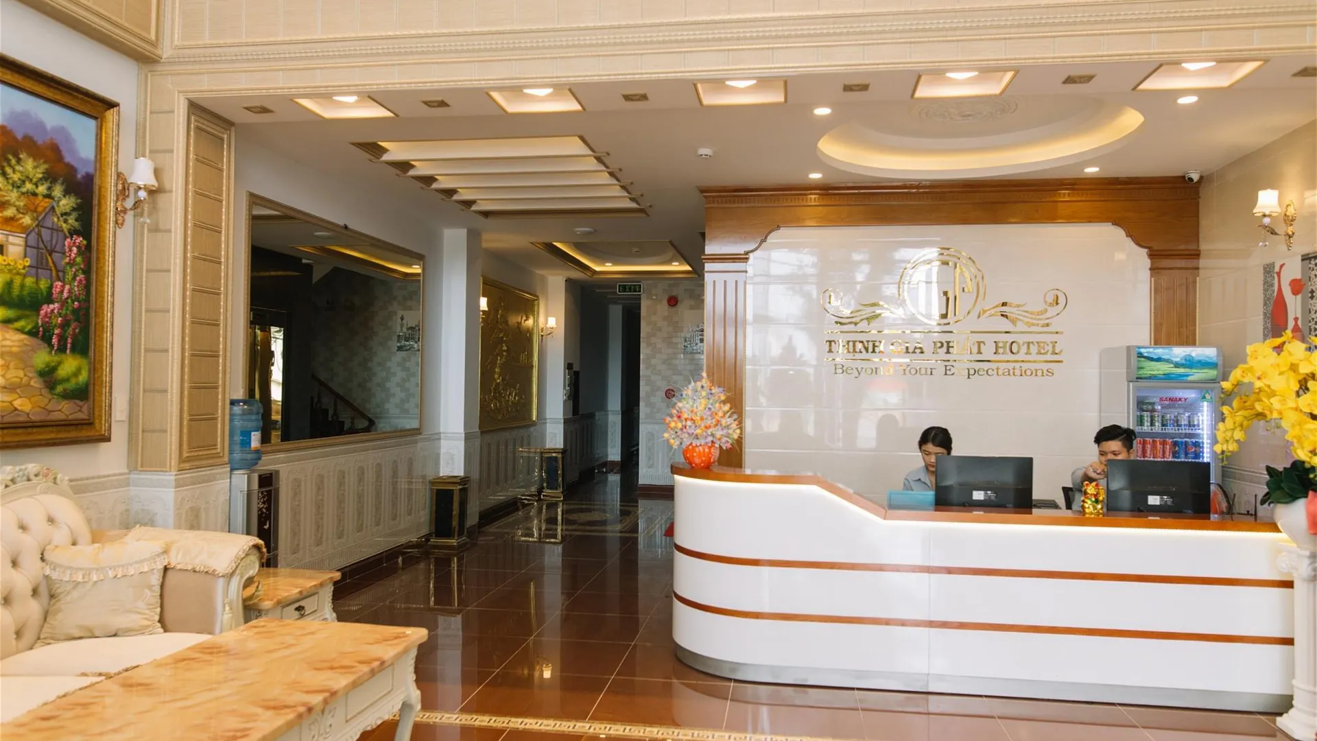 호치민 틴자팟 호텔 황화 탐 2성급 호텔 레스토랑