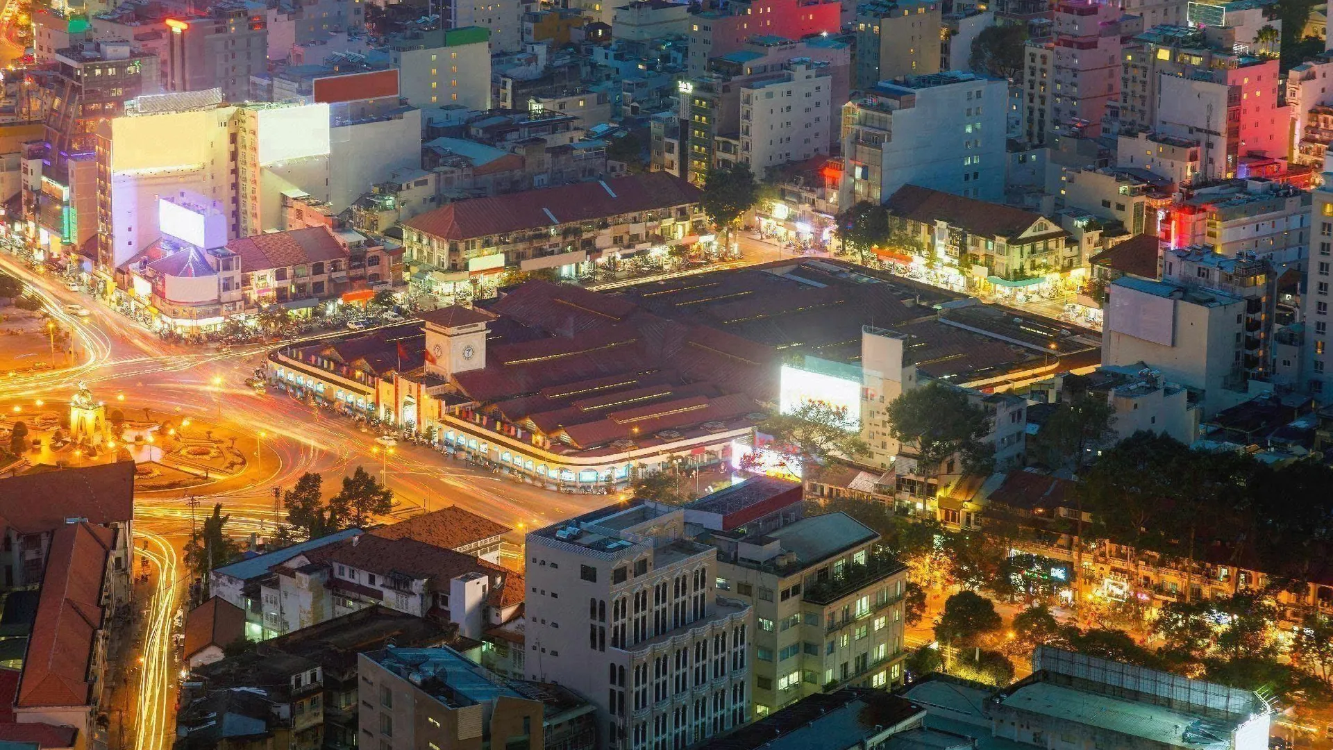 호치민 안 남 코너 드리머 호텔 전망