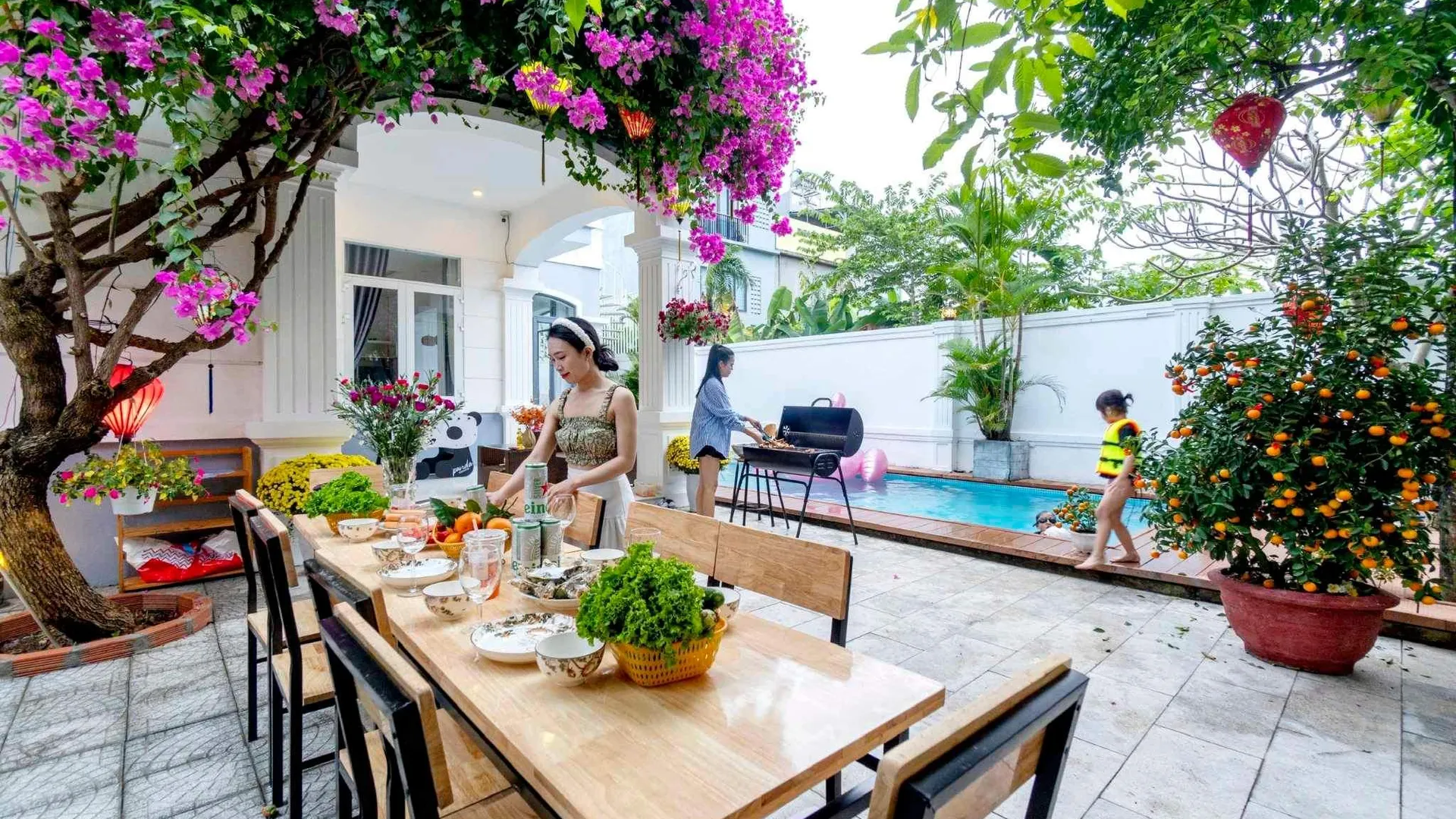 다낭 깜레의 빌라 (300m², 침실 1개, 프라이빗 욕실 1개) 4성급 싱글룸 부대시설