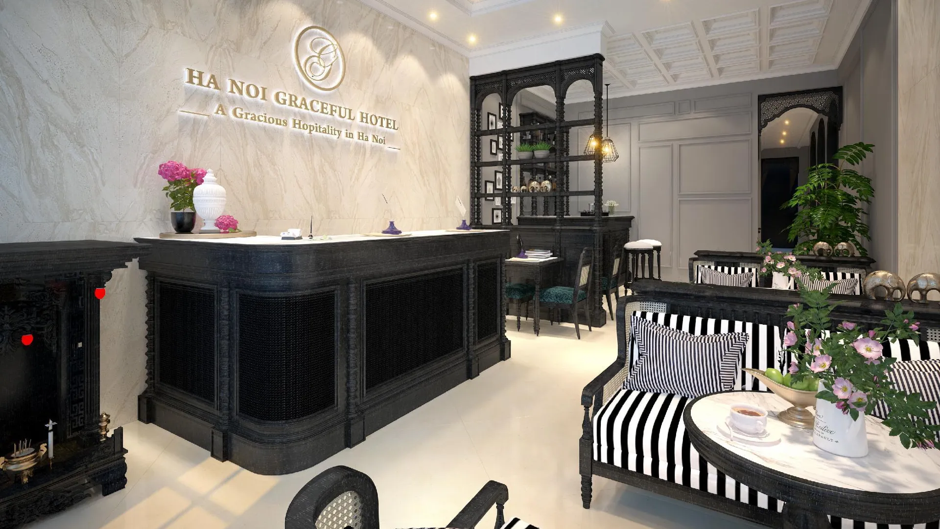 하노이 하노이 그레이스풀 호텔  3성급 호텔 수영장