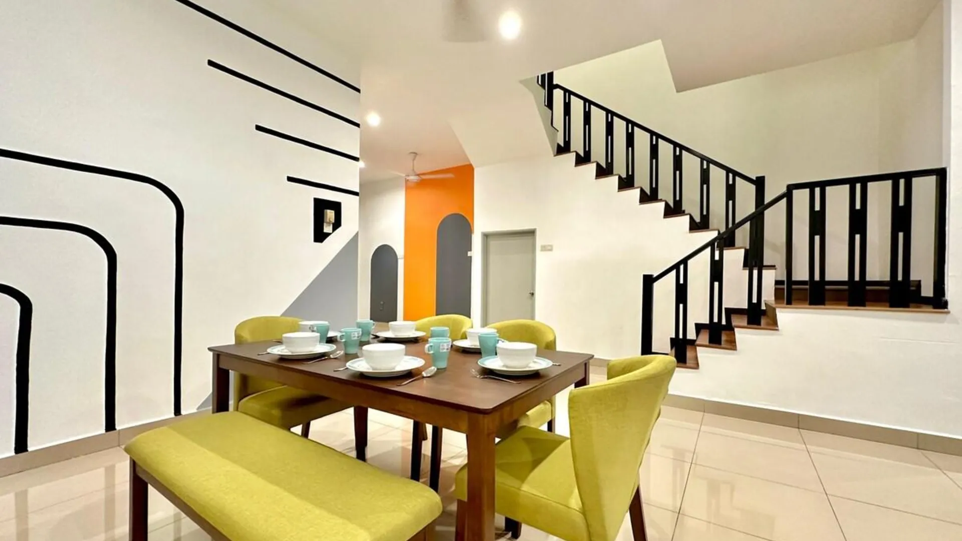 이포 켈레방의 프라이빗 하우스 (163m², 침실 4개, 프라이빗 욕실 4개) 3성급 싱글룸 레스토랑