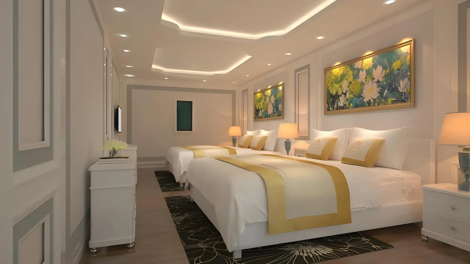 하노이 올드 쿼터 호텔 1961 3성급 호텔 스위트룸