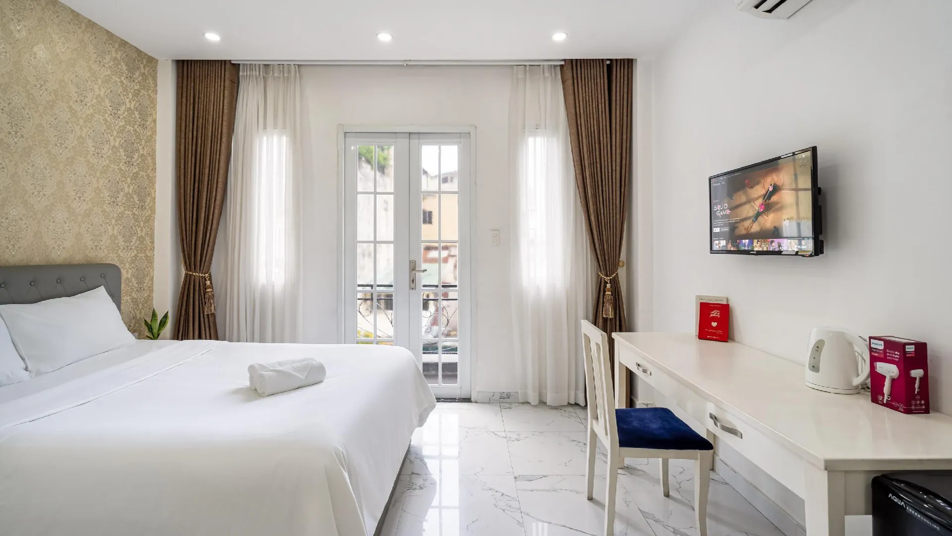 호치민 로터스 호텔 18 응우옌 피 칸. 3성급 호텔 객실