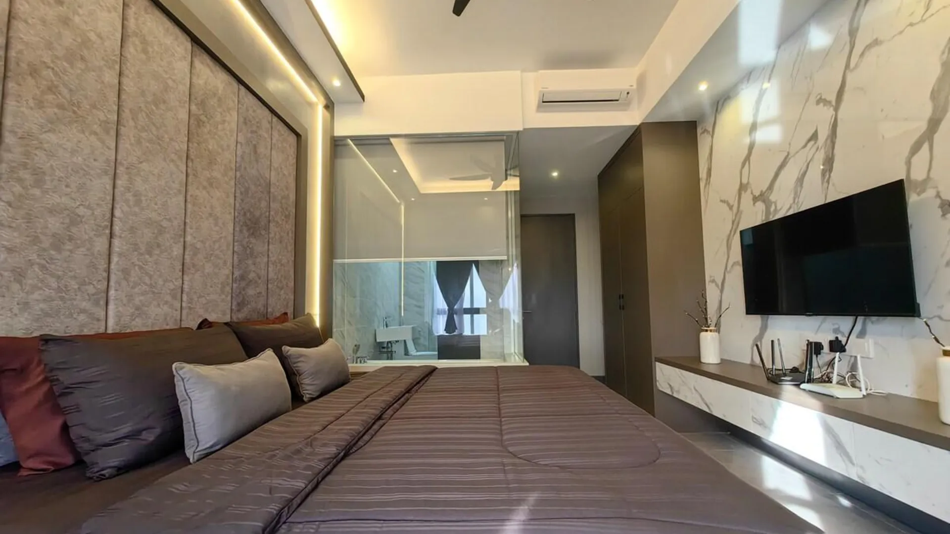 말라카 멜라카 라야의 아파트먼트 (70m², 침실 2개, 프라이빗 욕실 2개) 4성급 싱글룸 스위트룸