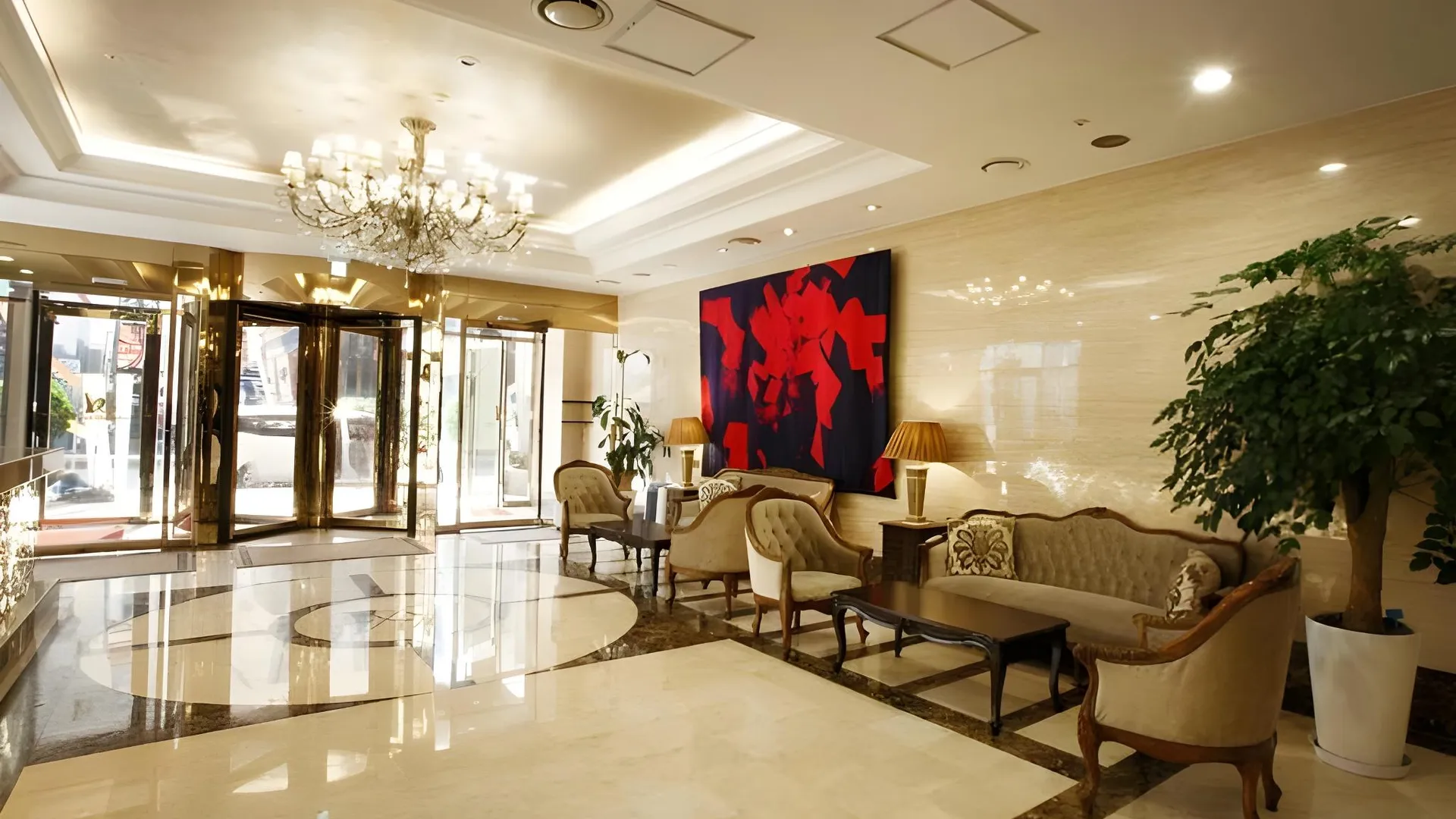 서울 강남 아르누보씨티 4성급 호텔 로비