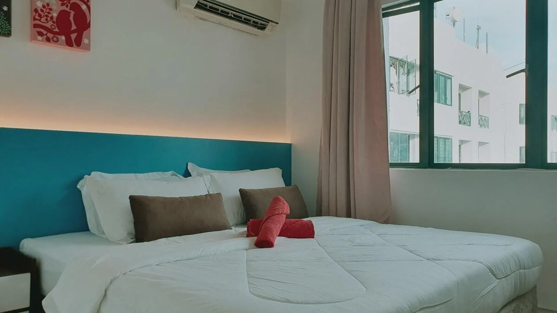 코타키나발루 시티 센터의 아파트먼트 (75m², 침실 2개, 프라이빗 욕실 2개) 3성급 싱글룸 스위트룸