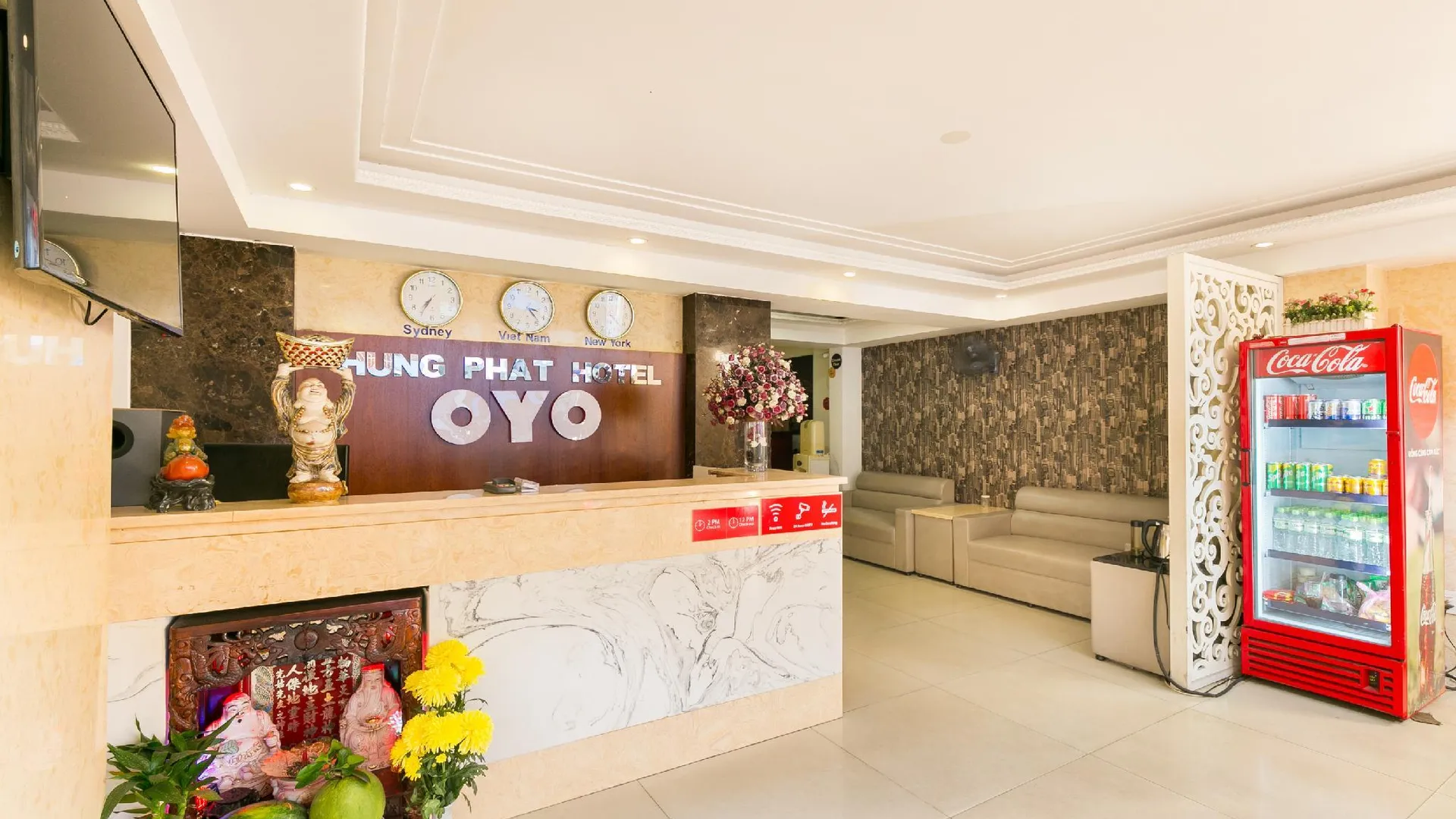 호치민 훙 팟 호텔 2성급 호텔 로비