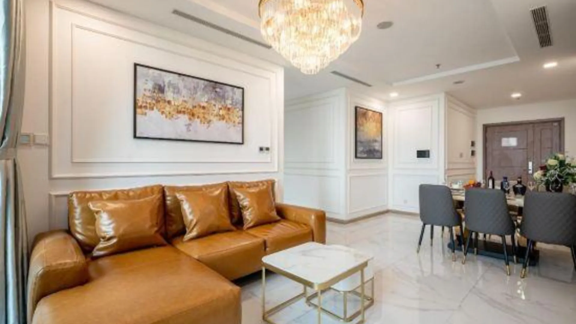 호치민 Orient Paris Landmark Tower Apartment 4성급 호텔 레스토랑