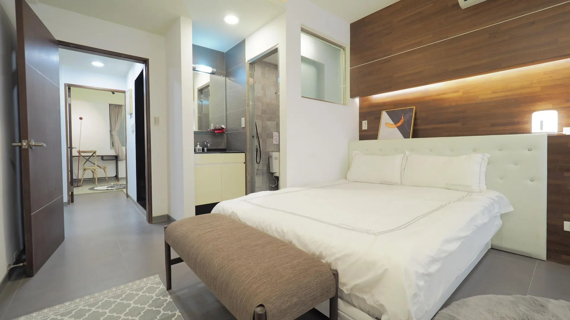 타이베이 쑹산 구의 아파트먼트 (100m², 침실 3개, 프라이빗 욕실 2개) 2성급 싱글룸 스위트룸