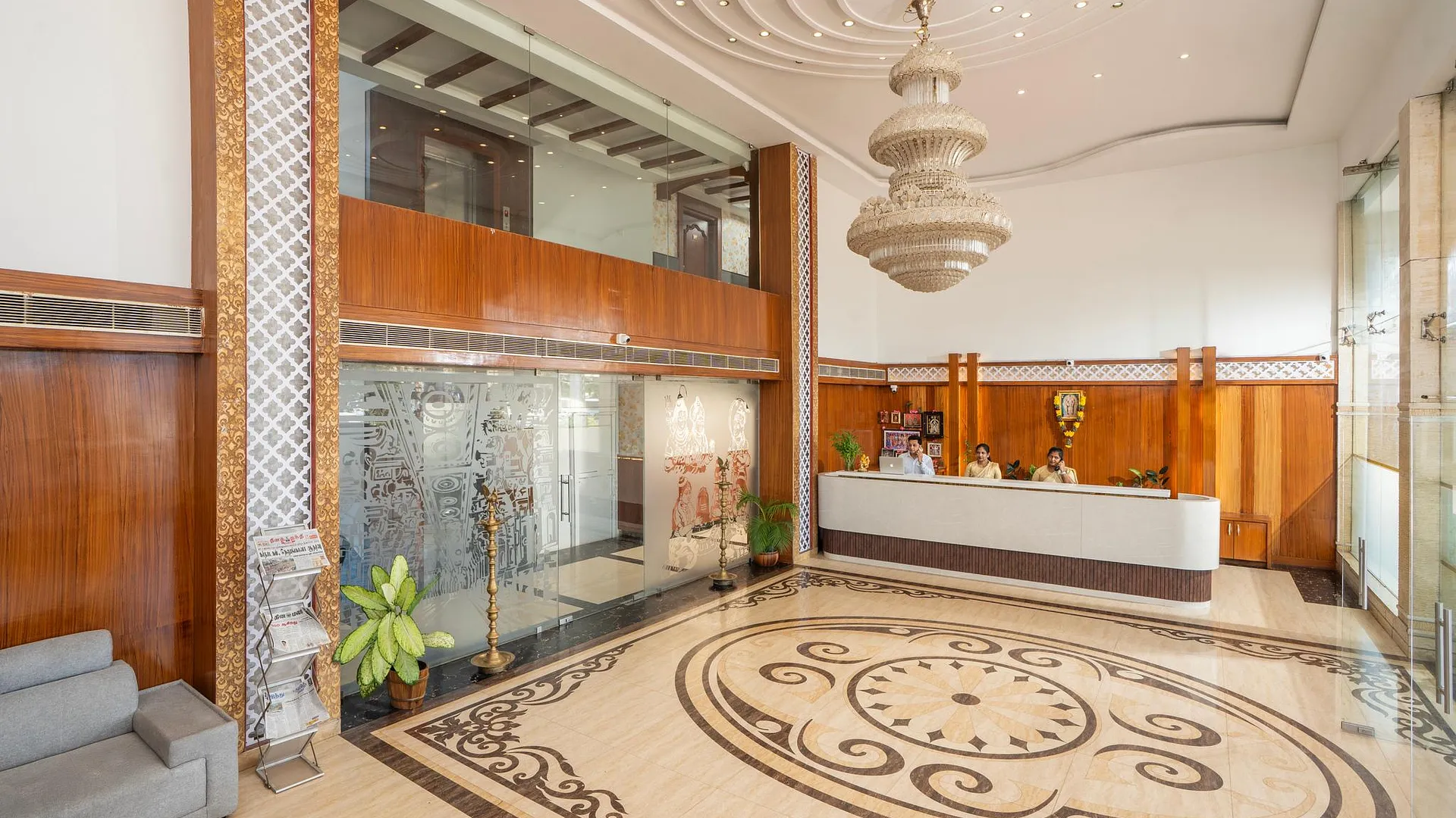 람메스와람 Hotel SS Palace 3성급 호텔 레스토랑