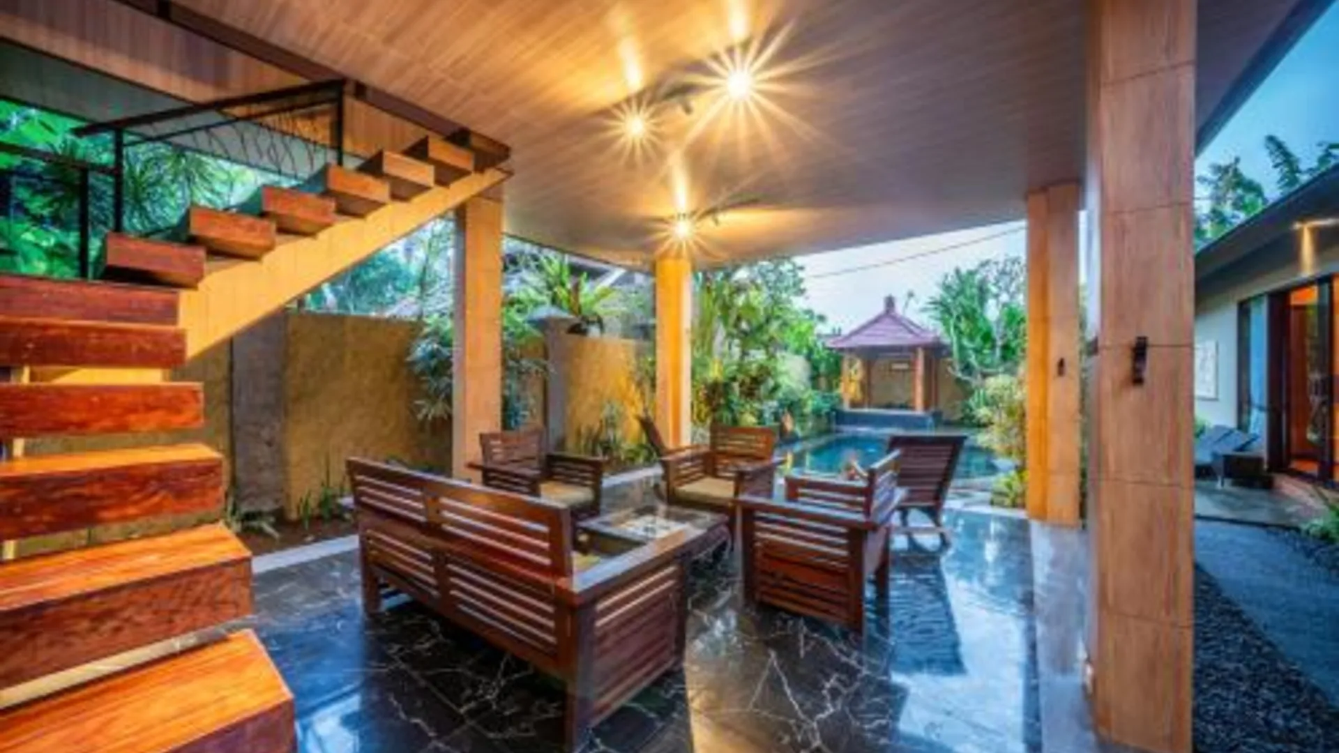 발리 더 캄풍 우붓 빌라 4성급 호텔 부대시설