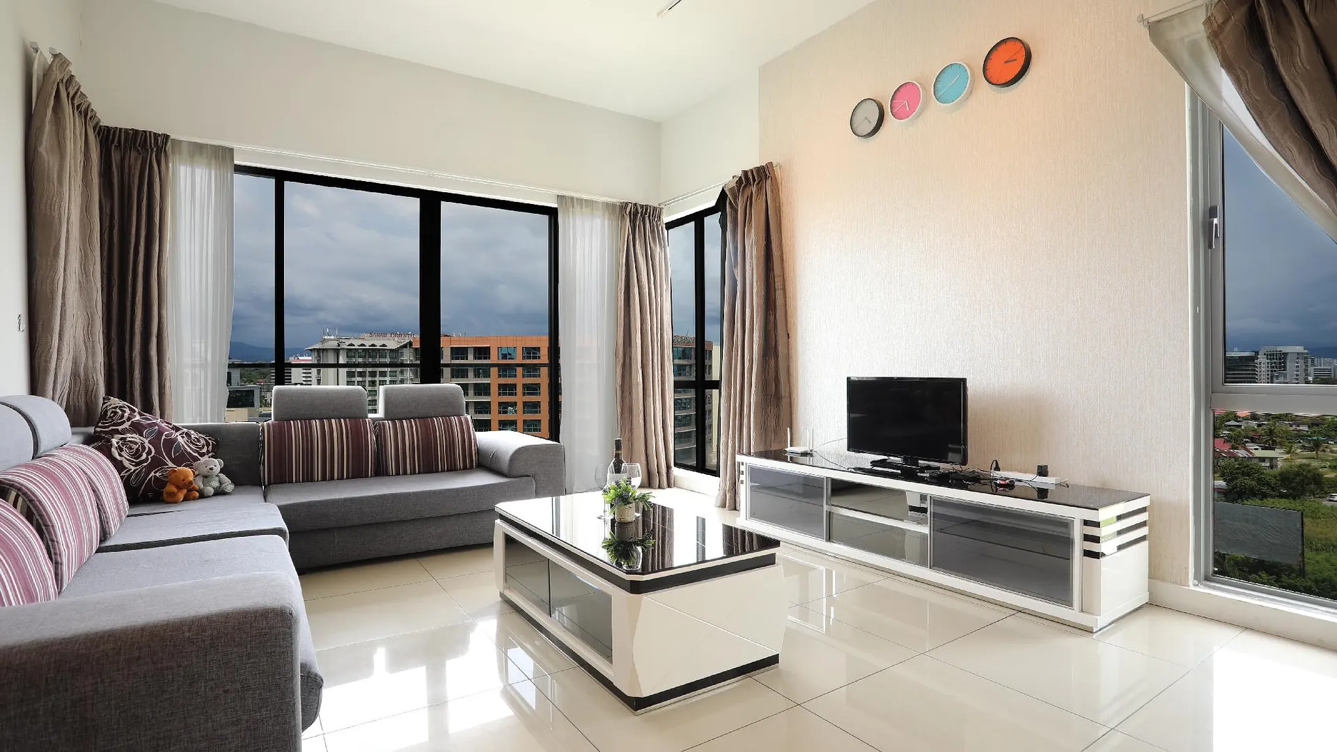 코타키나발루 AJ 스위트 앳 로프트 이마고 KK 4성급 게스트하우스 스위트룸