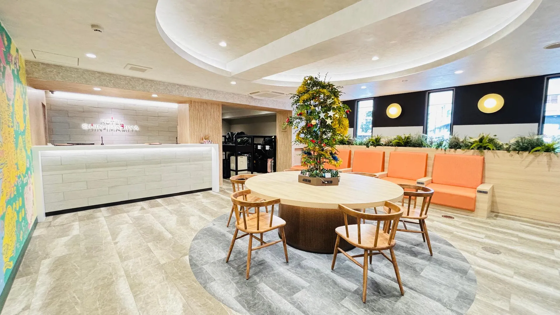 오사카 신이마미야 호텔 3성급 호텔 로비
