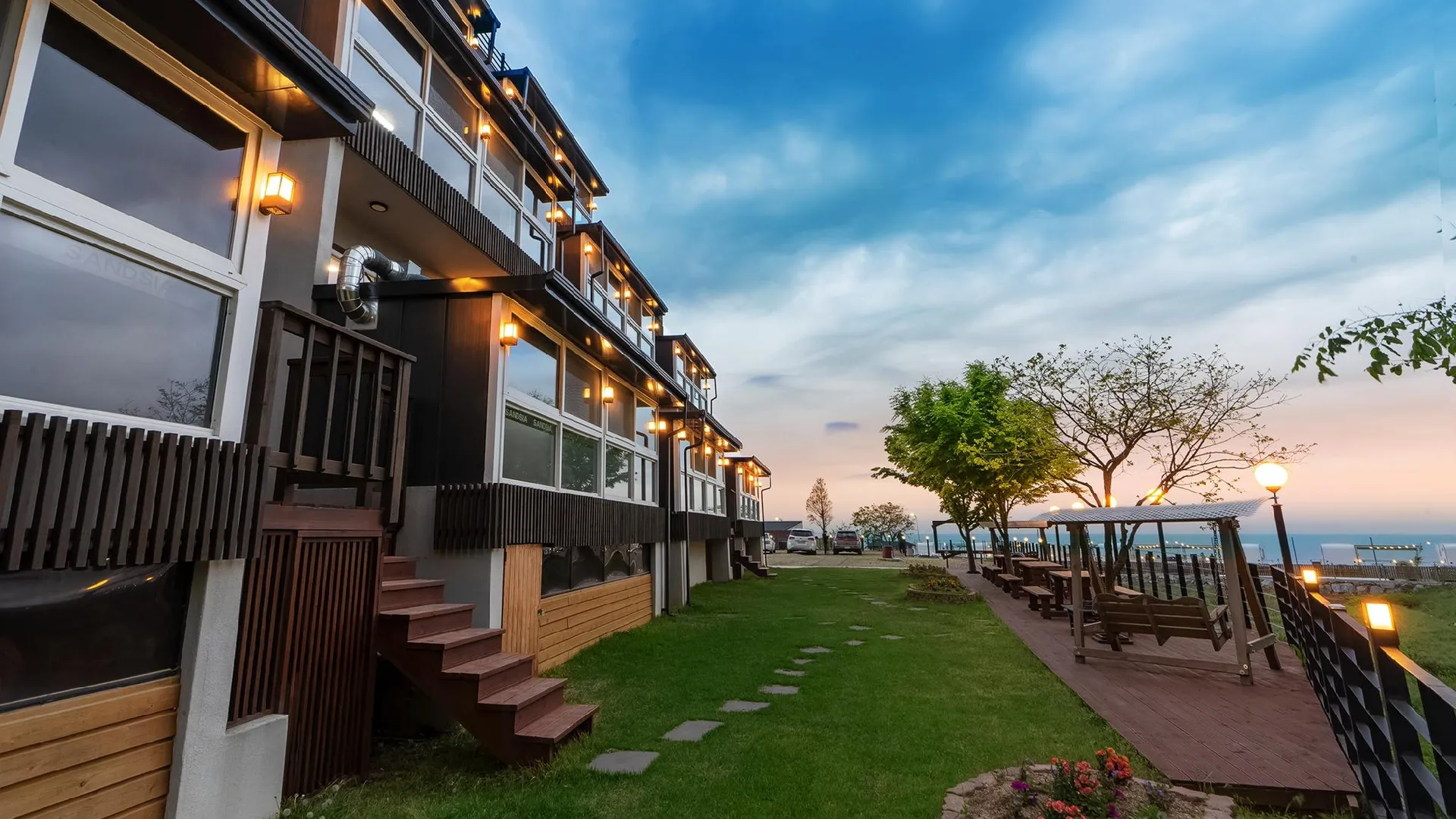 인천 대부도(영흥도) 샌드시아펜션 3성급 게스트하우스 수영장