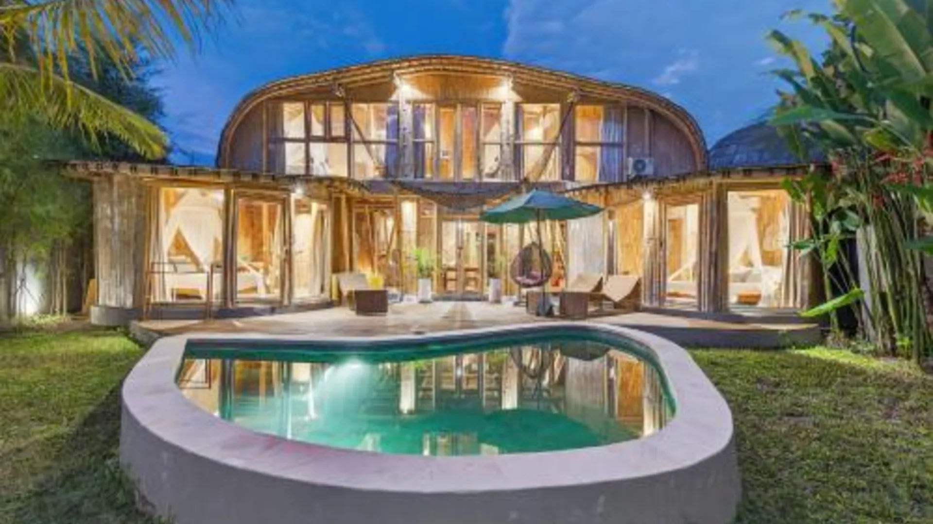 발리 Noon Bamboo Villas Pererenan 4성급 호텔 객실