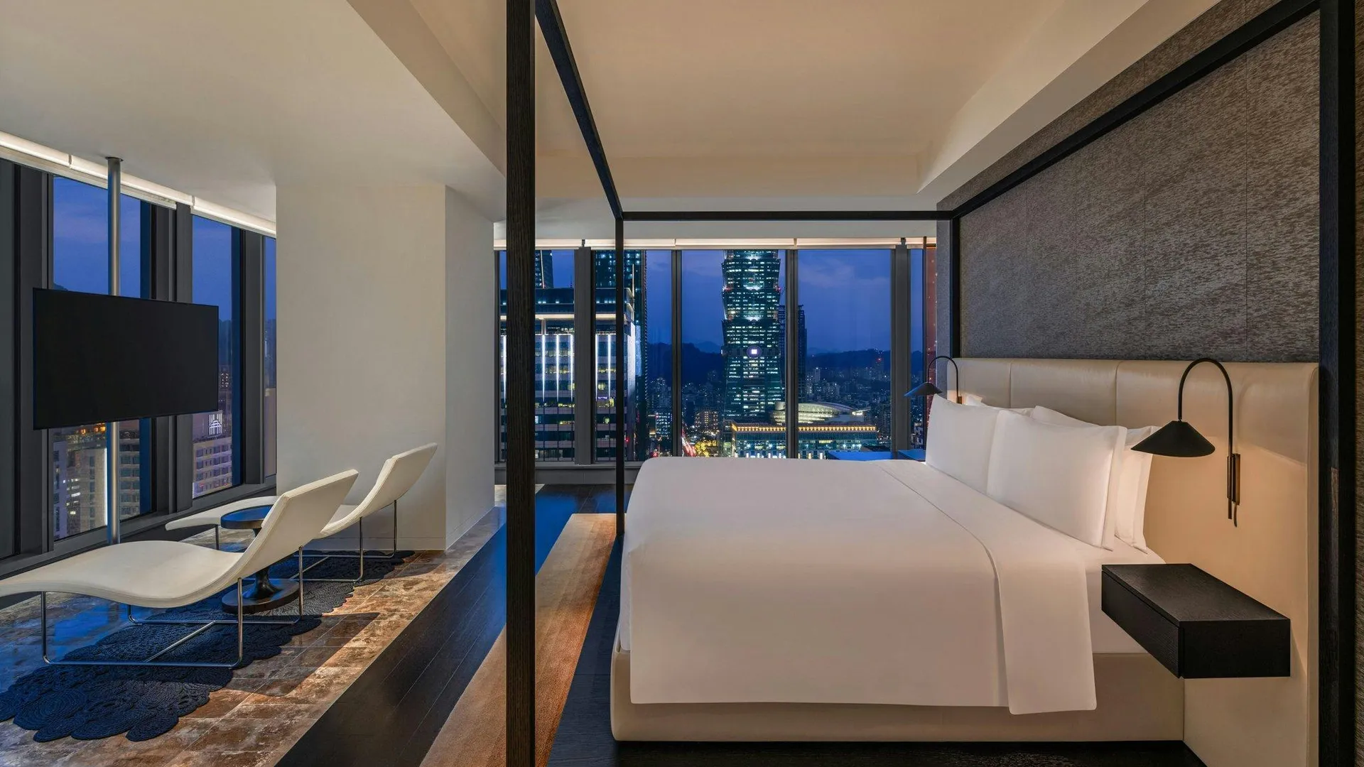 타이베이 W 타이베이 5성급 호텔 전망