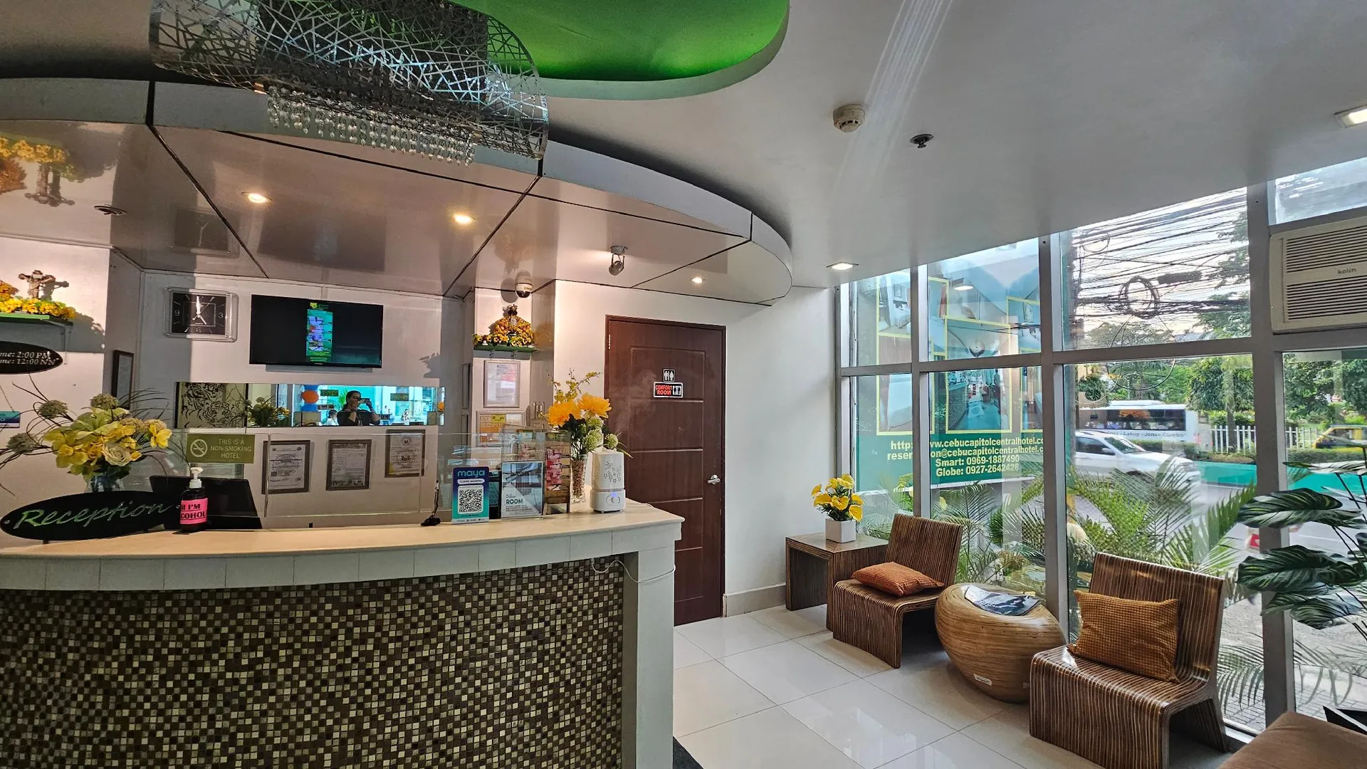 세부 세부 캐피톨 센트럴 호텔 앤 스위트 파워드 바이 코코텔 3성급 호텔 로비