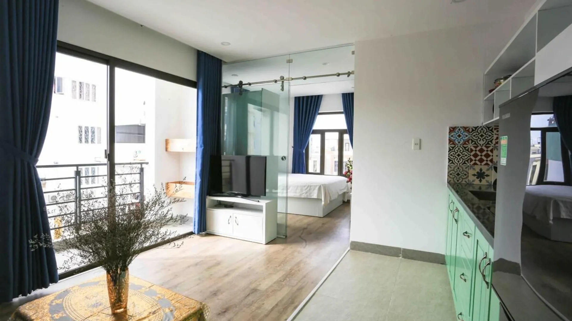 다낭 POOL Seaview 4B - Blue Sea Apartment - Near Beach 4성급 게스트하우스 스위트룸