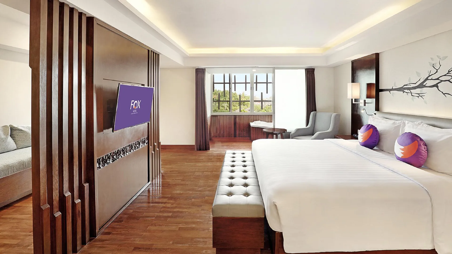 발리 폭스 호텔 짐바란 비치 발리 4성급 호텔 스위트룸