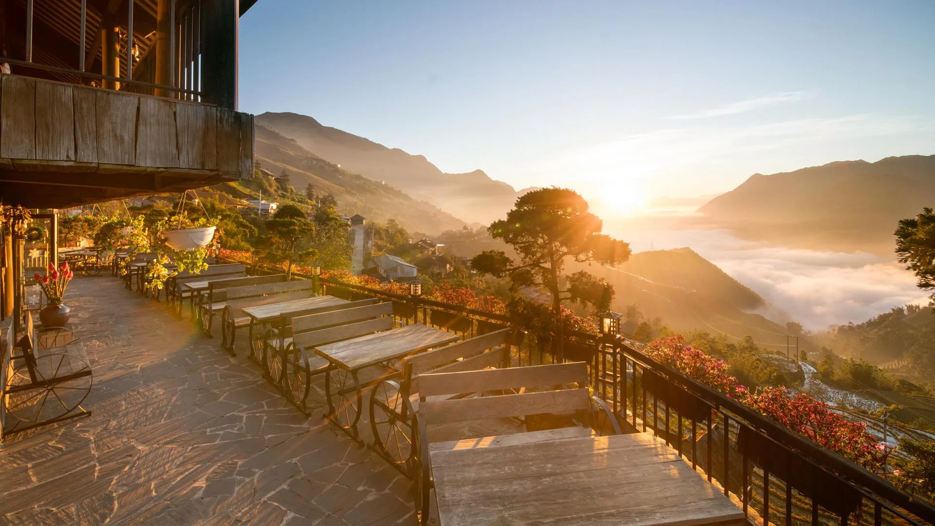 사파 더 몽 빌리지 리조트 앤 스파 호텔 레스토랑